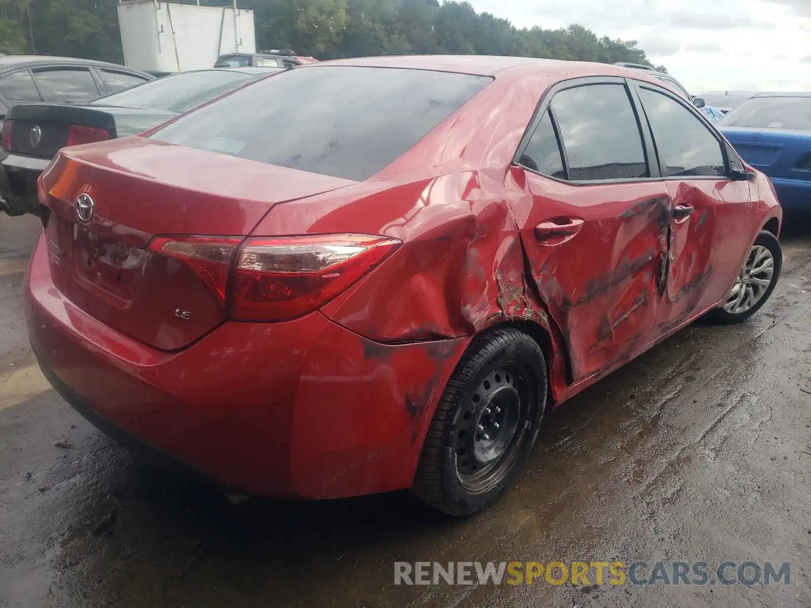 4 Photograph of a damaged car 5YFBURHE8KP873716 TOYOTA COROLLA 2019