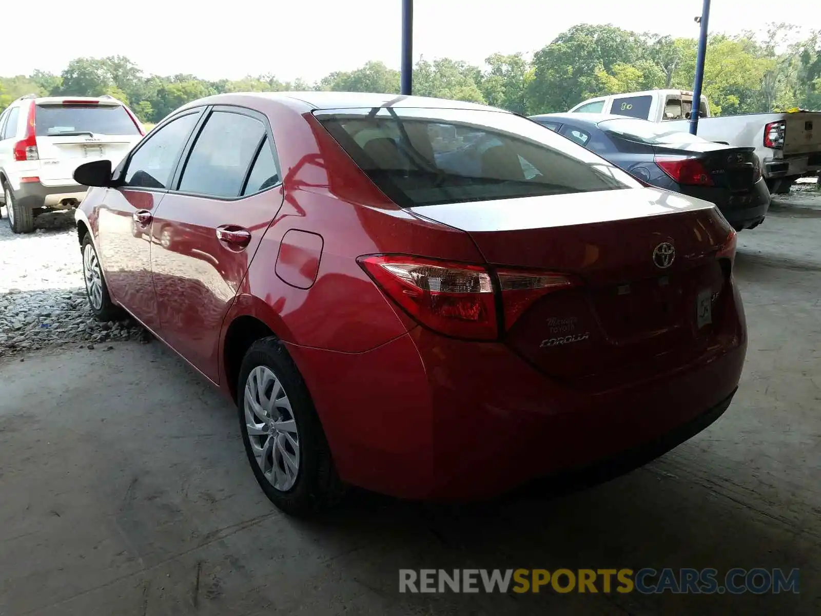 3 Photograph of a damaged car 5YFBURHE8KP873795 TOYOTA COROLLA 2019