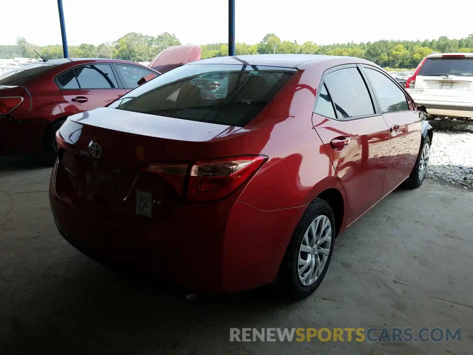 4 Photograph of a damaged car 5YFBURHE8KP873795 TOYOTA COROLLA 2019