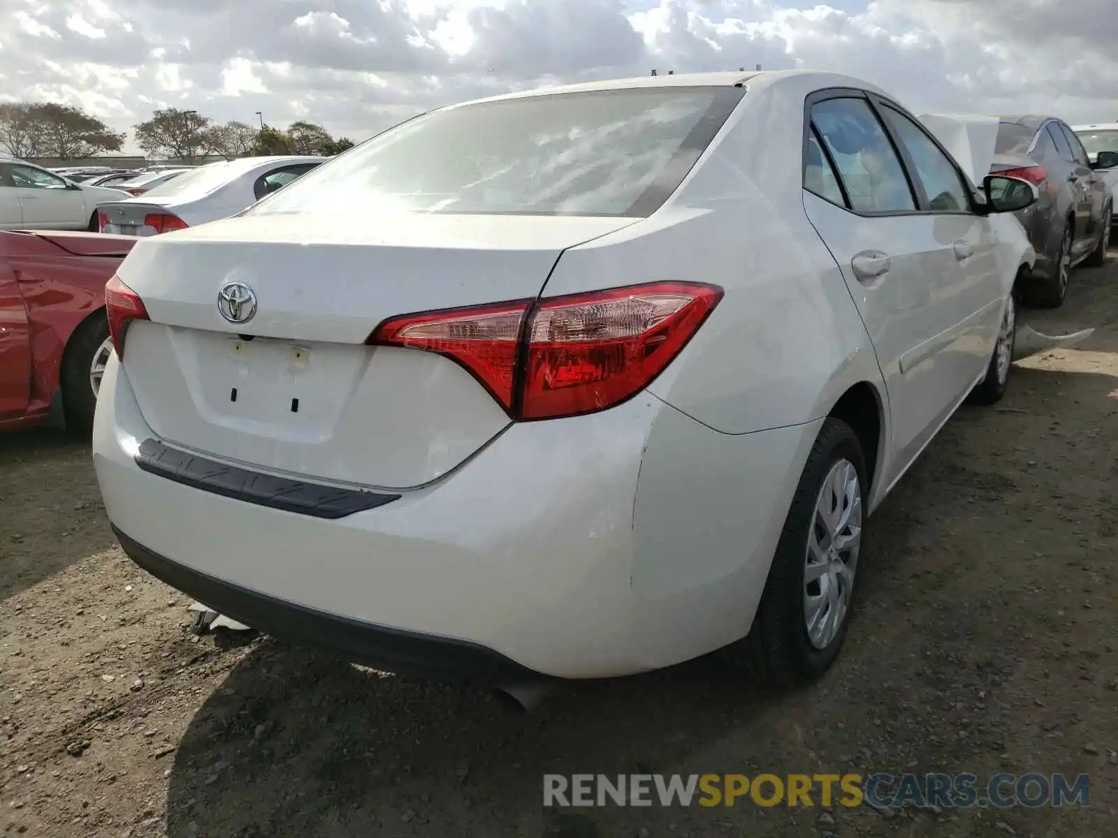 4 Photograph of a damaged car 5YFBURHE8KP873960 TOYOTA COROLLA 2019