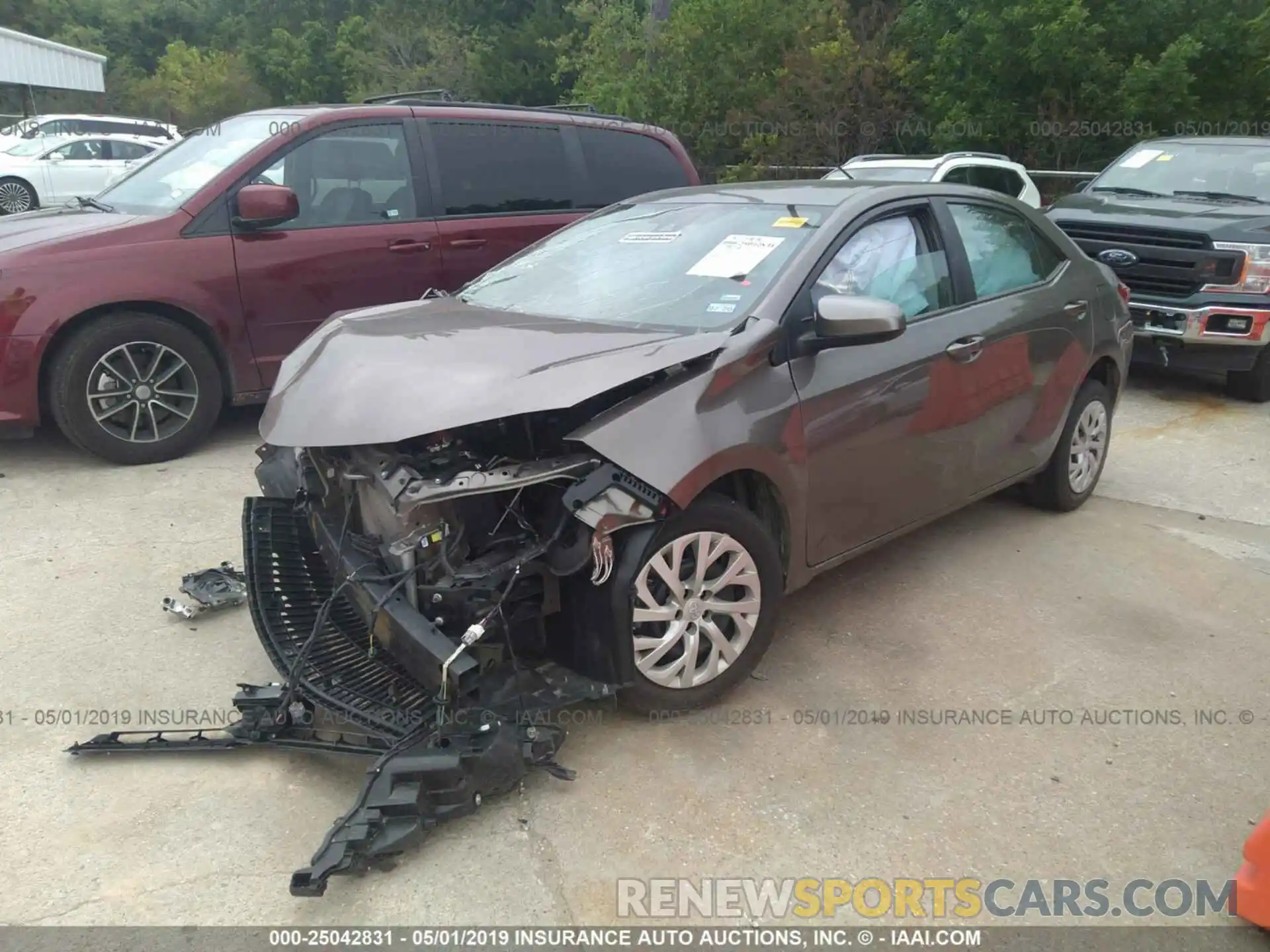 2 Photograph of a damaged car 5YFBURHE8KP874171 TOYOTA COROLLA 2019