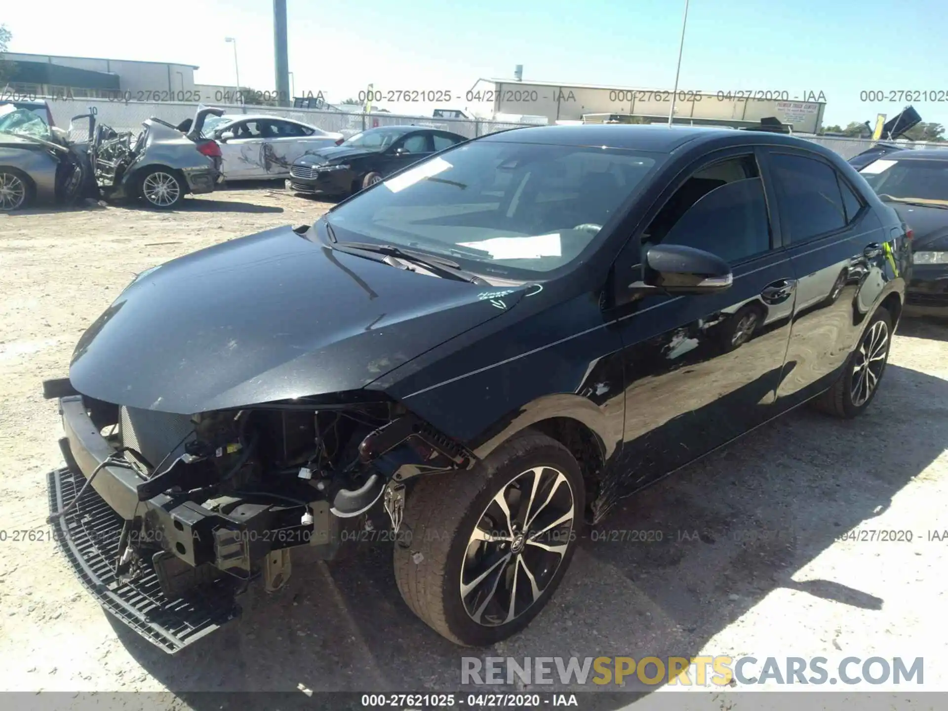 2 Photograph of a damaged car 5YFBURHE8KP874445 TOYOTA COROLLA 2019