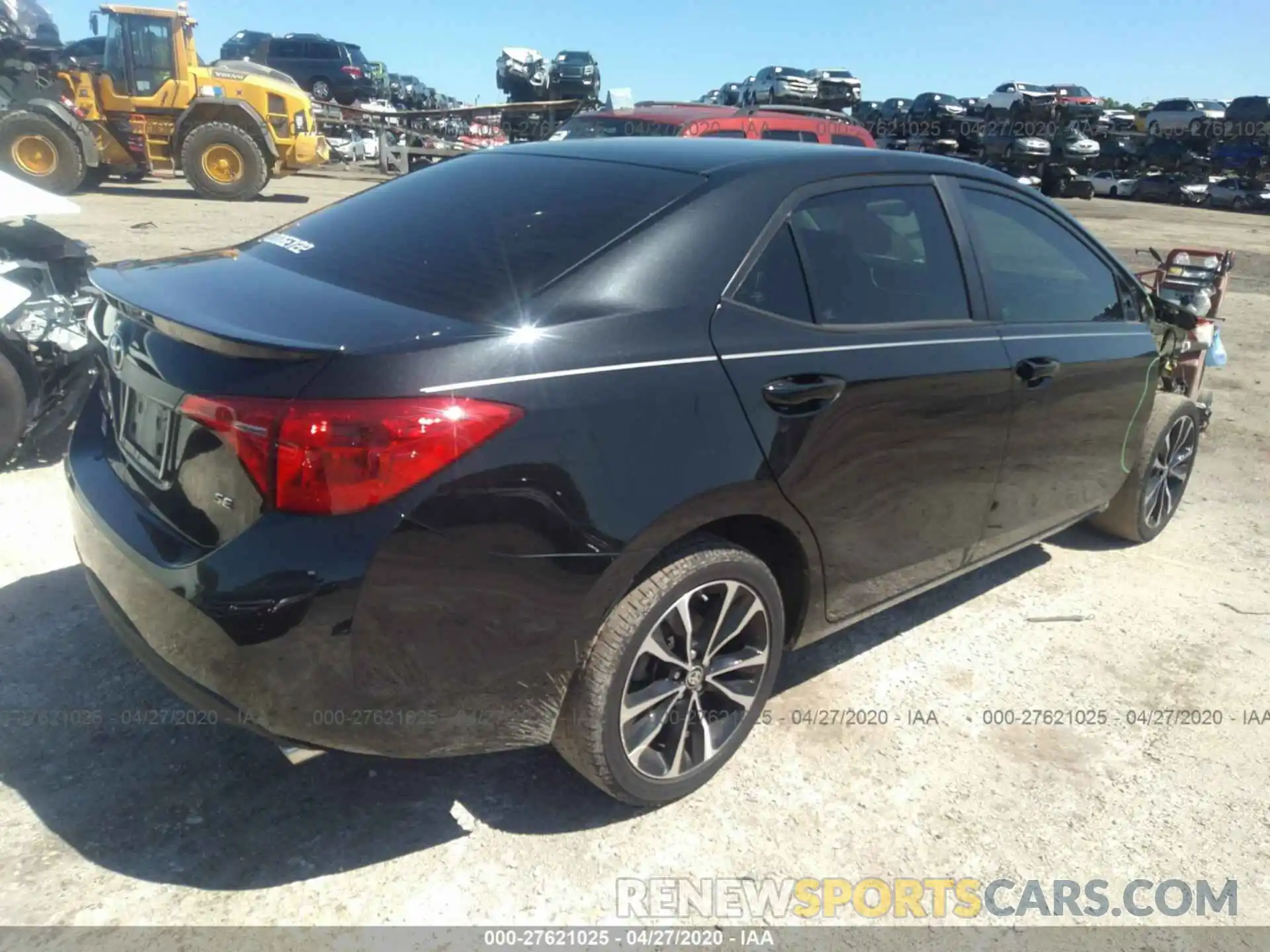 4 Photograph of a damaged car 5YFBURHE8KP874445 TOYOTA COROLLA 2019