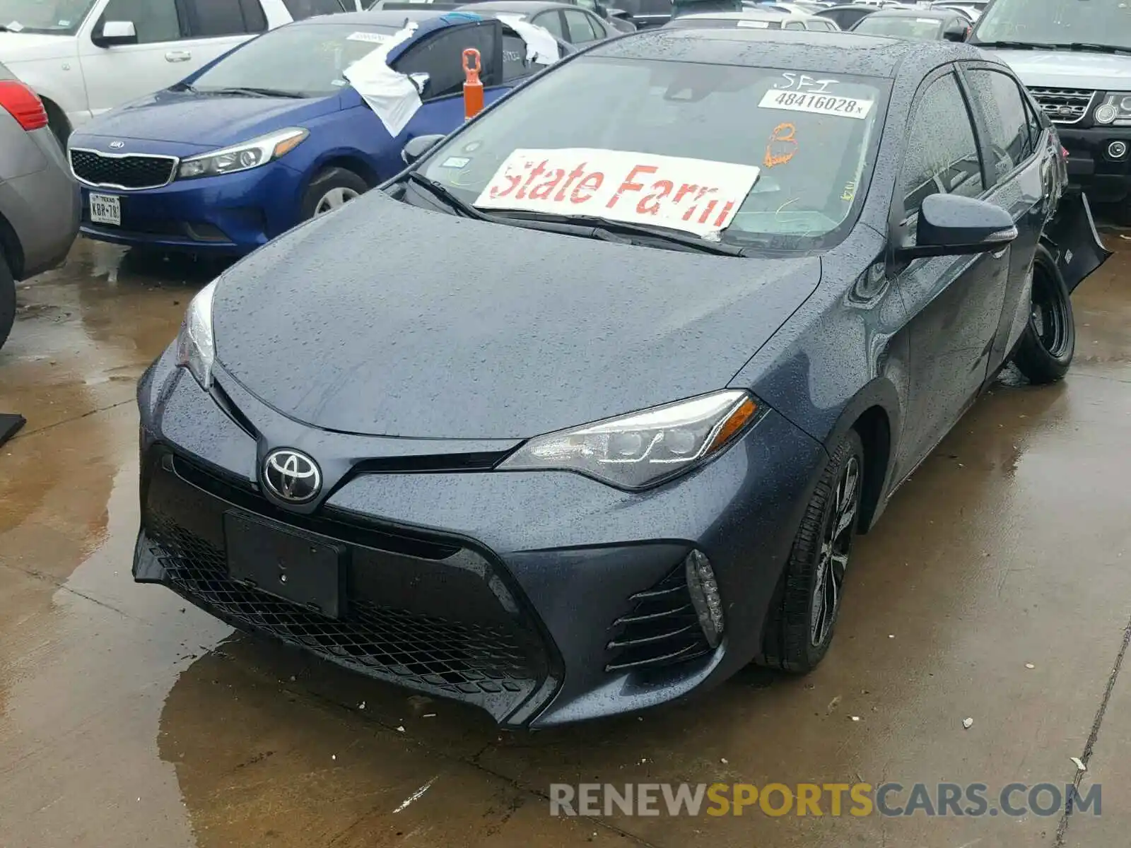 2 Photograph of a damaged car 5YFBURHE8KP874526 TOYOTA COROLLA 2019