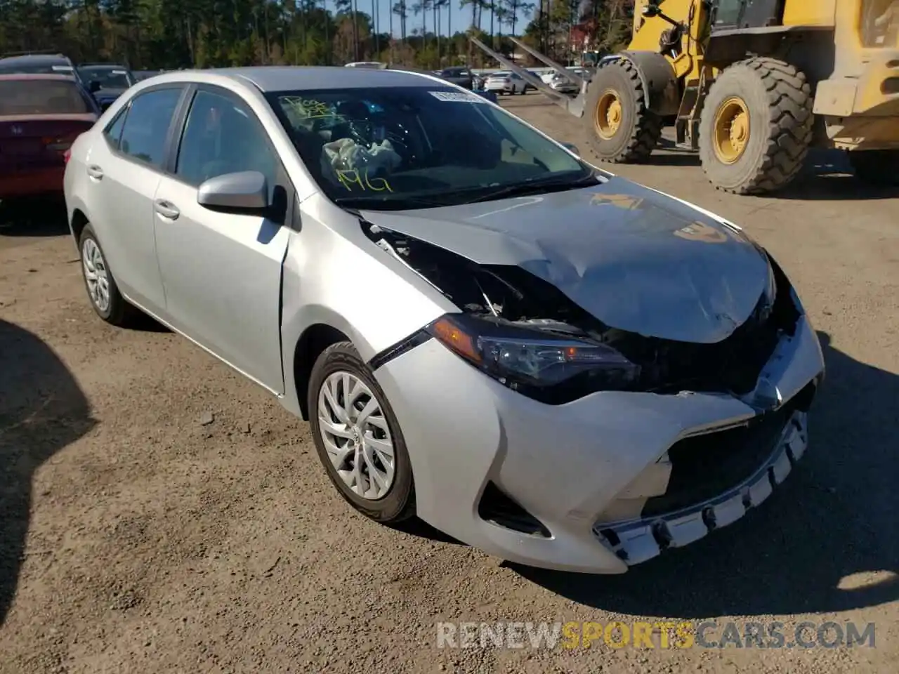 1 Photograph of a damaged car 5YFBURHE8KP874543 TOYOTA COROLLA 2019