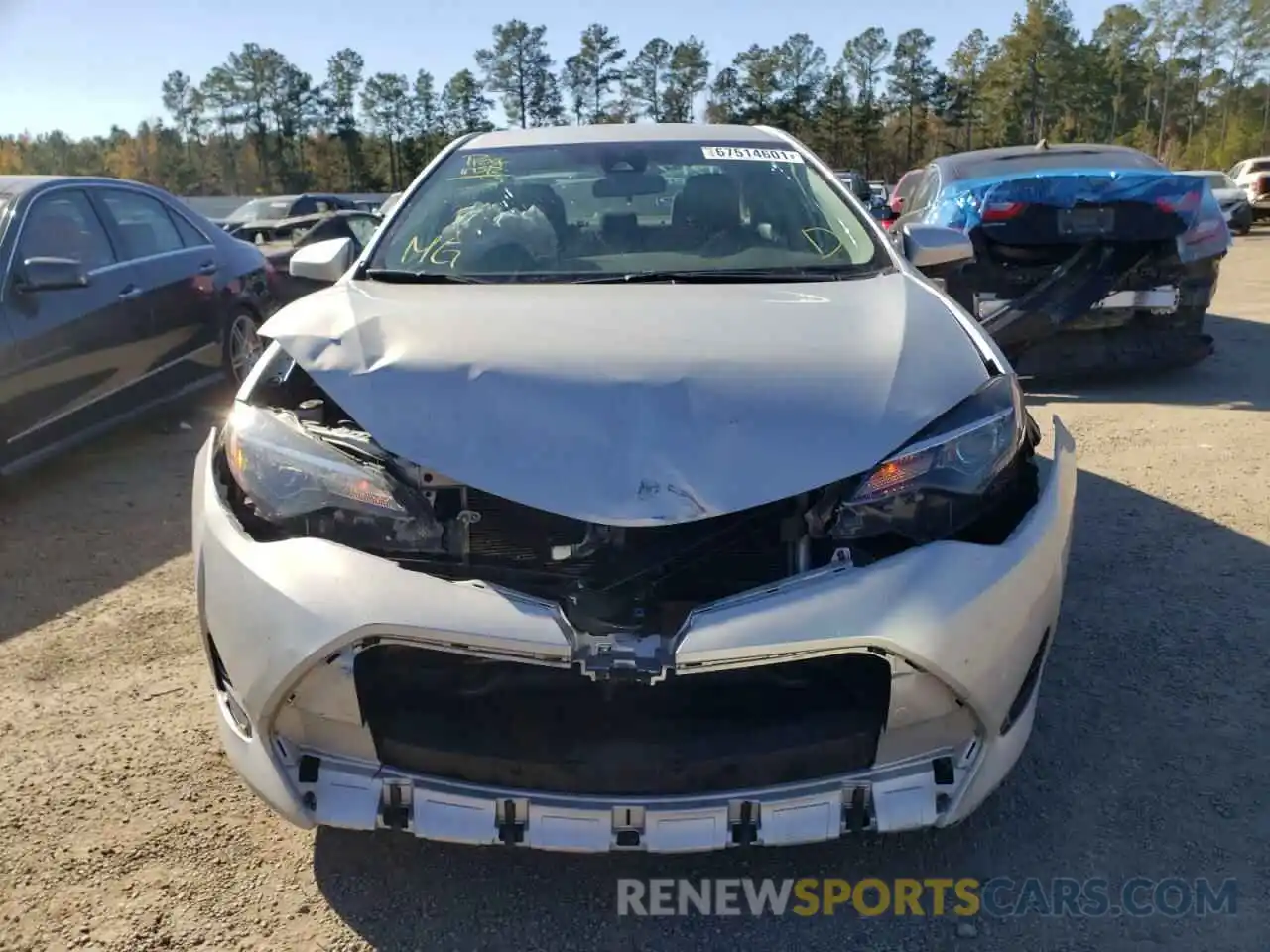 9 Photograph of a damaged car 5YFBURHE8KP874543 TOYOTA COROLLA 2019