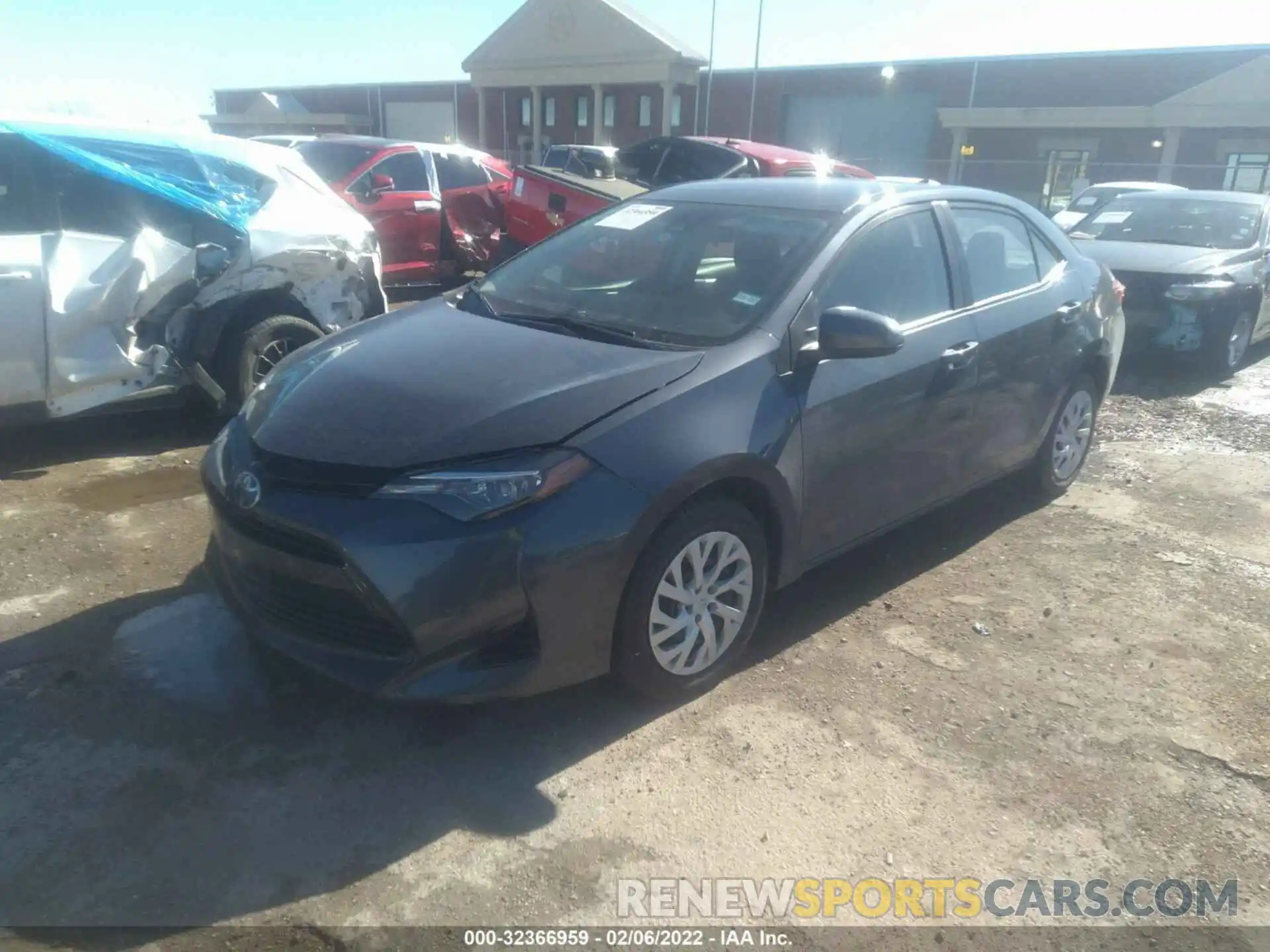 2 Photograph of a damaged car 5YFBURHE8KP874736 TOYOTA COROLLA 2019