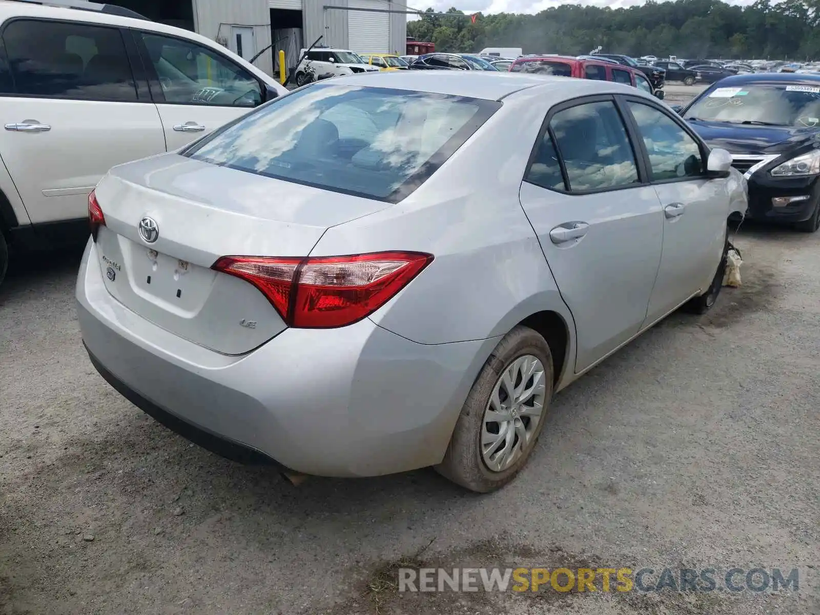 4 Photograph of a damaged car 5YFBURHE8KP874820 TOYOTA COROLLA 2019