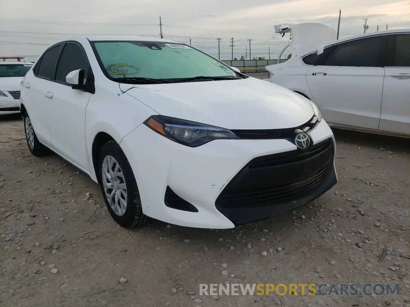 1 Photograph of a damaged car 5YFBURHE8KP875191 TOYOTA COROLLA 2019