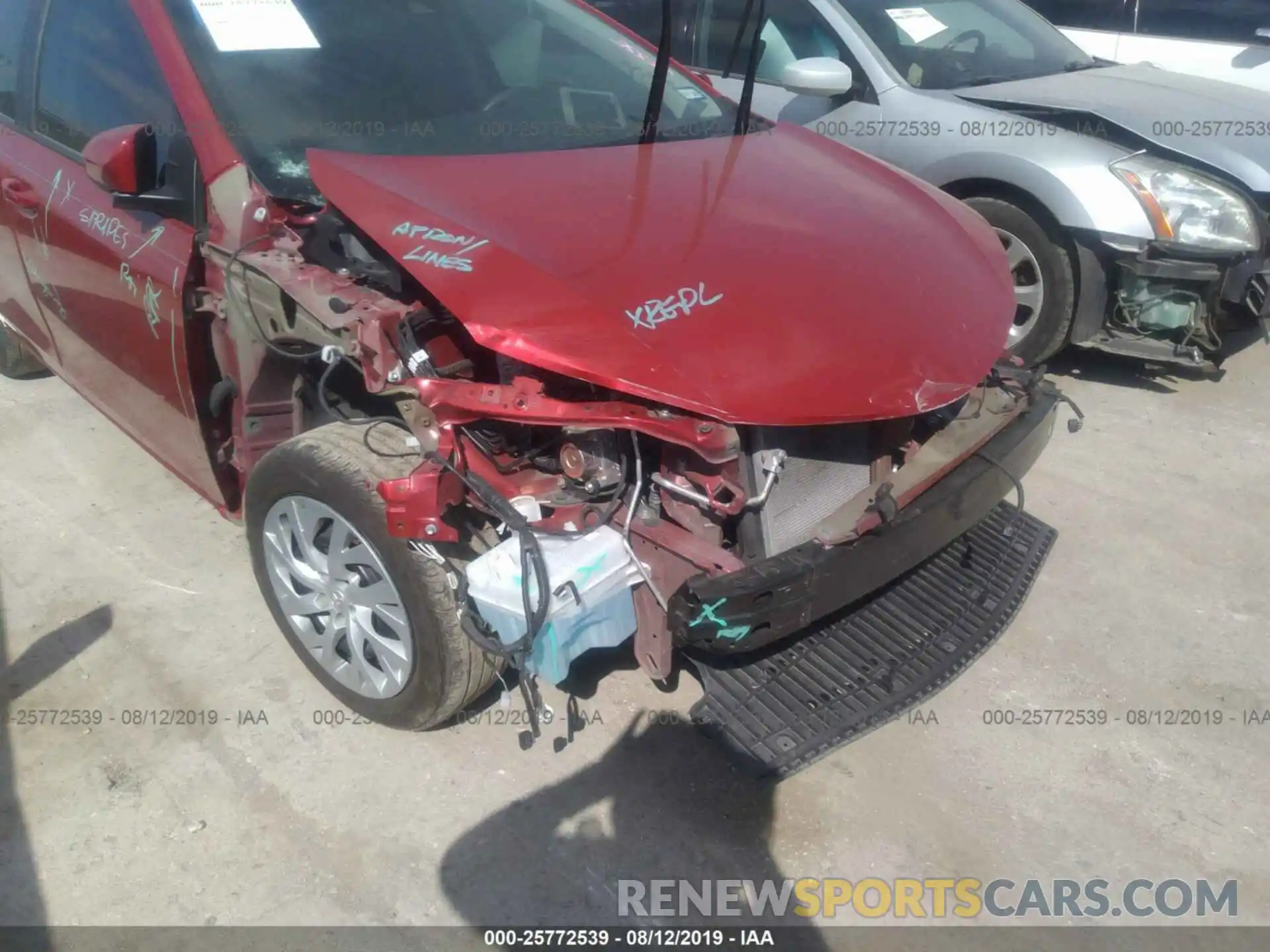 6 Photograph of a damaged car 5YFBURHE8KP875269 TOYOTA COROLLA 2019