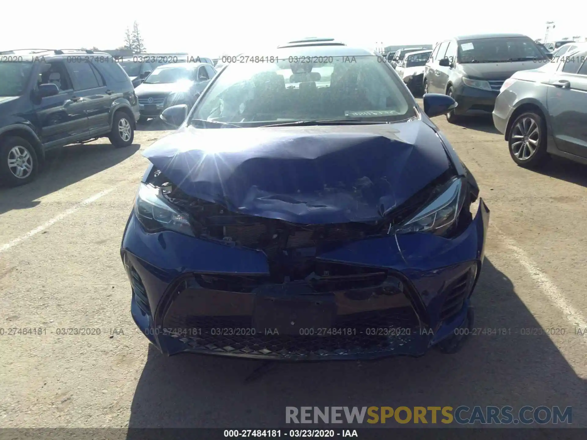 6 Photograph of a damaged car 5YFBURHE8KP875384 TOYOTA COROLLA 2019