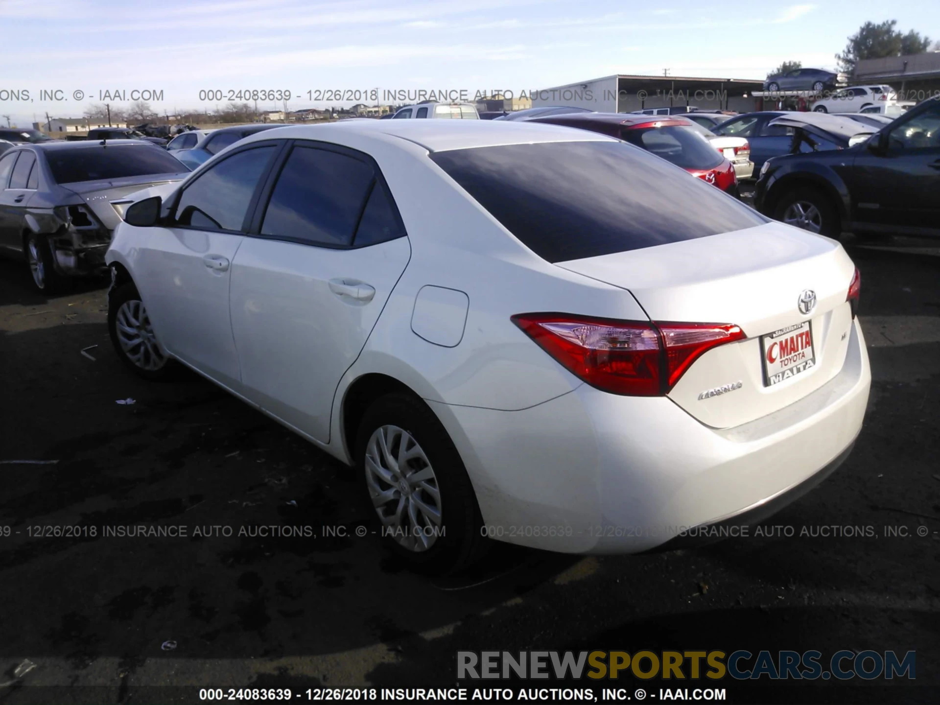 3 Photograph of a damaged car 5YFBURHE8KP875417 TOYOTA COROLLA 2019