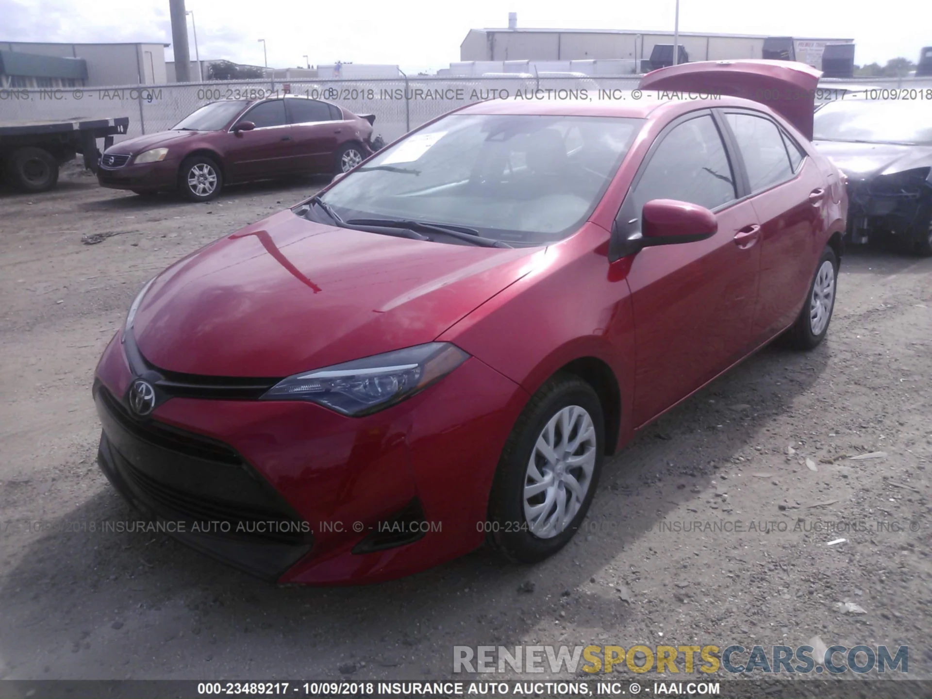 2 Photograph of a damaged car 5YFBURHE8KP875739 Toyota Corolla 2019