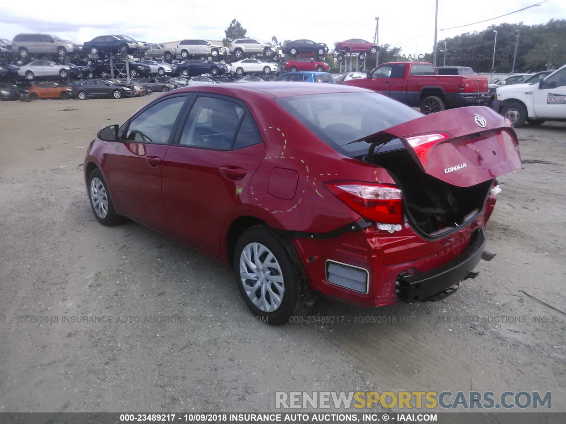 3 Photograph of a damaged car 5YFBURHE8KP875739 Toyota Corolla 2019