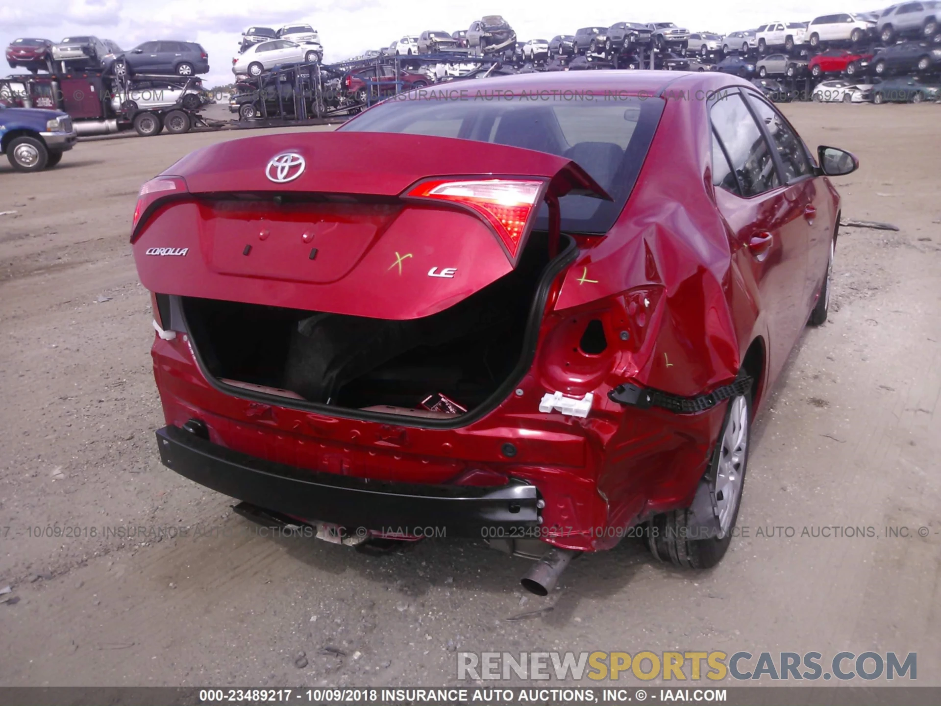 6 Photograph of a damaged car 5YFBURHE8KP875739 Toyota Corolla 2019