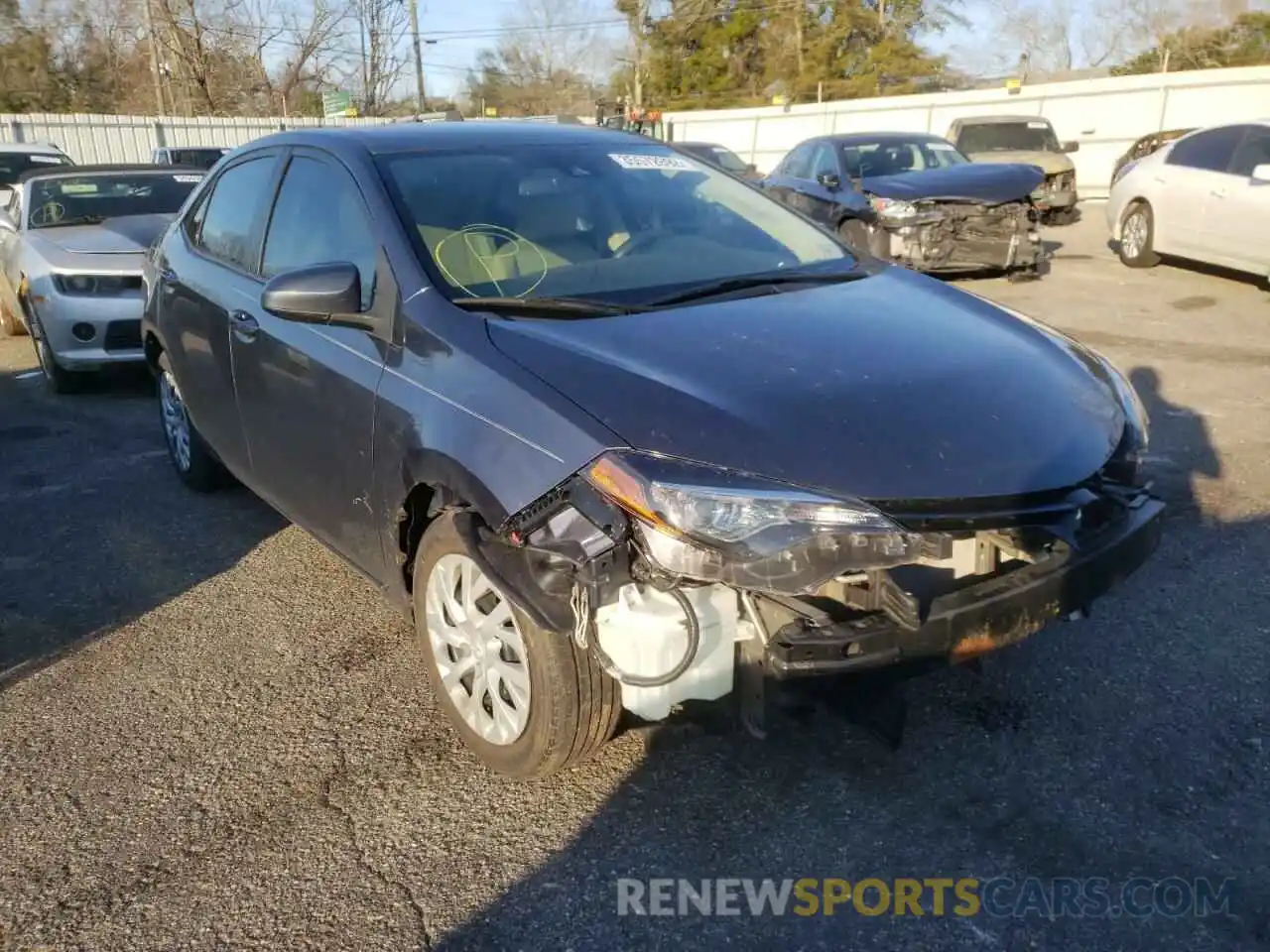 1 Photograph of a damaged car 5YFBURHE8KP875871 TOYOTA COROLLA 2019