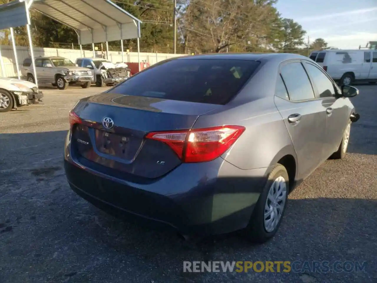 4 Photograph of a damaged car 5YFBURHE8KP875871 TOYOTA COROLLA 2019