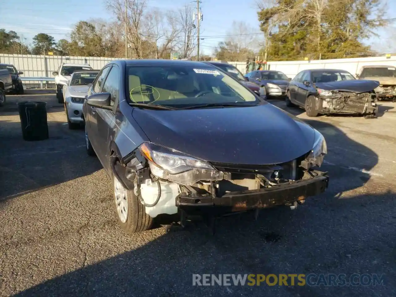 9 Photograph of a damaged car 5YFBURHE8KP875871 TOYOTA COROLLA 2019