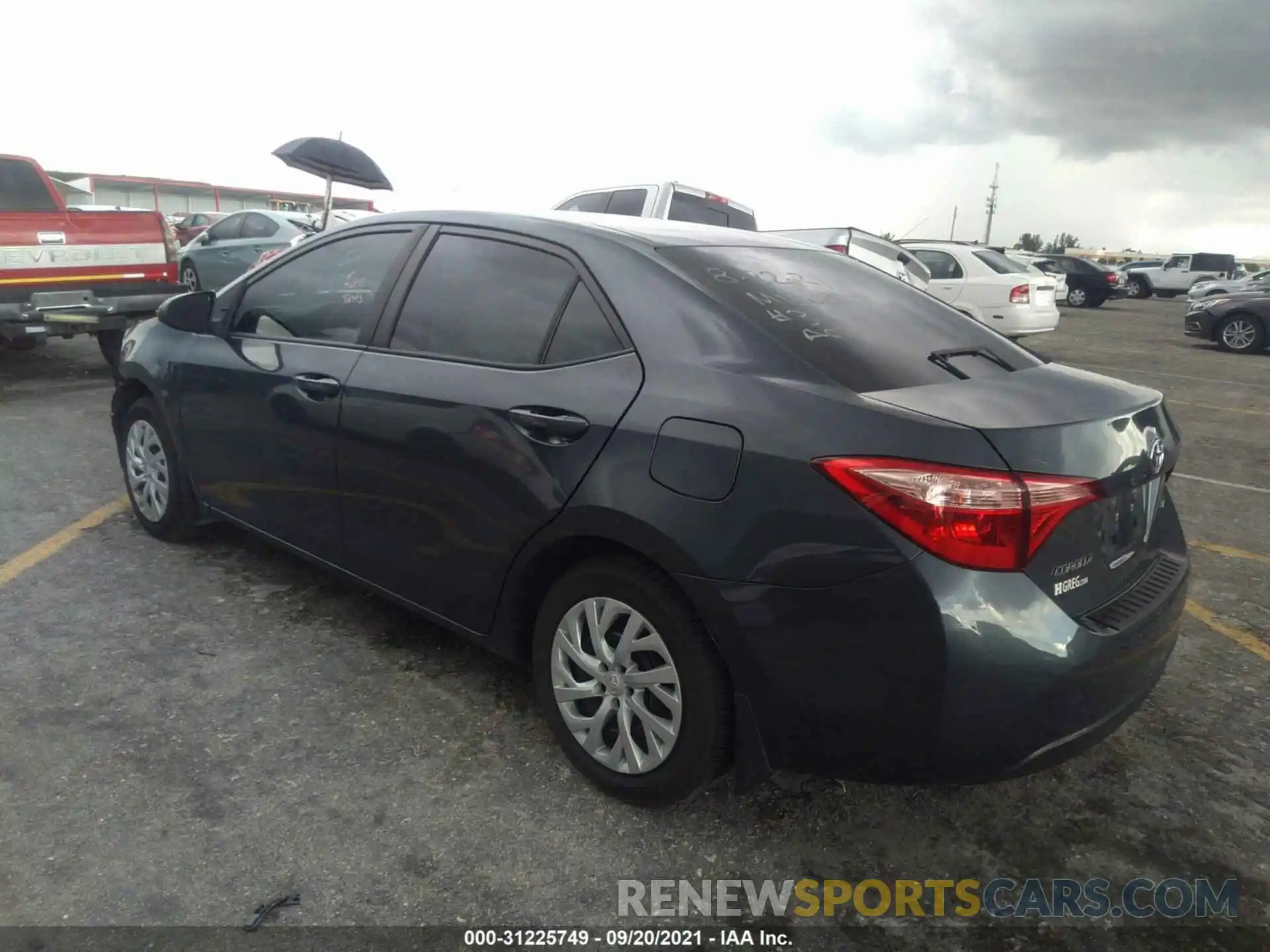 3 Photograph of a damaged car 5YFBURHE8KP876051 TOYOTA COROLLA 2019