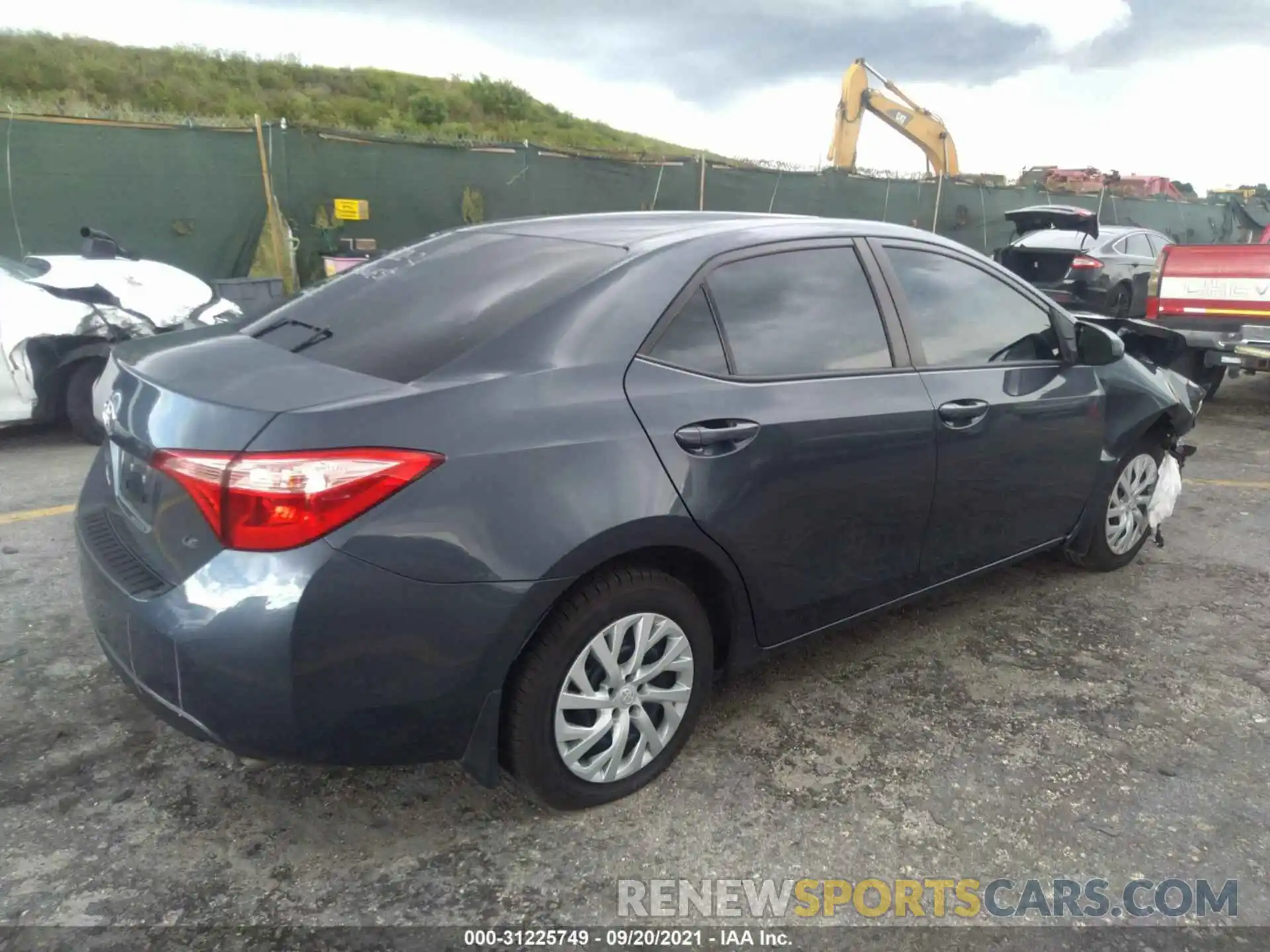 4 Photograph of a damaged car 5YFBURHE8KP876051 TOYOTA COROLLA 2019