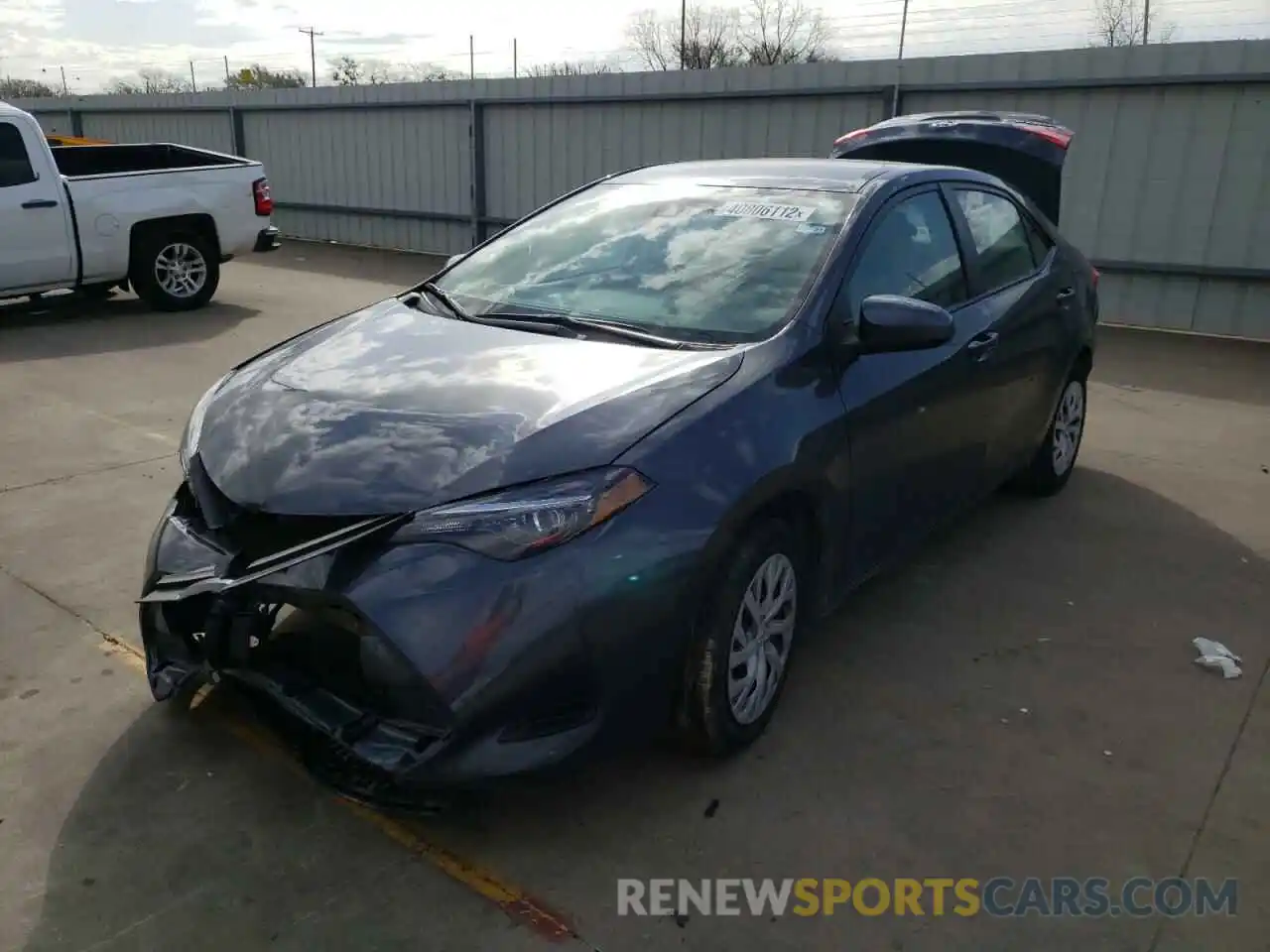 2 Photograph of a damaged car 5YFBURHE8KP876132 TOYOTA COROLLA 2019