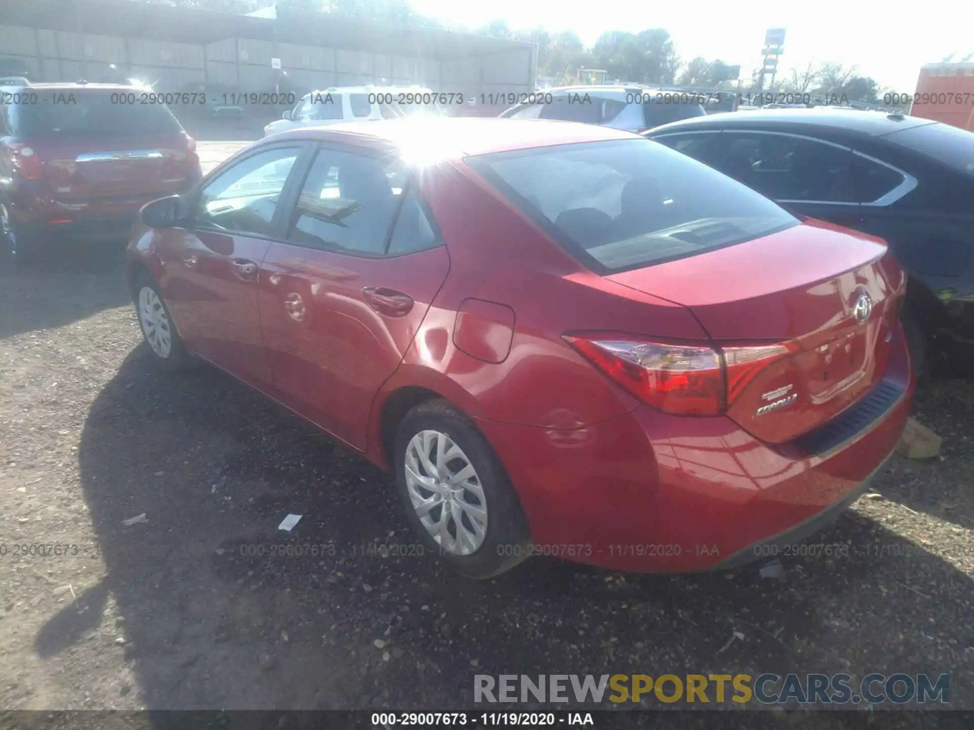 3 Photograph of a damaged car 5YFBURHE8KP876163 TOYOTA COROLLA 2019