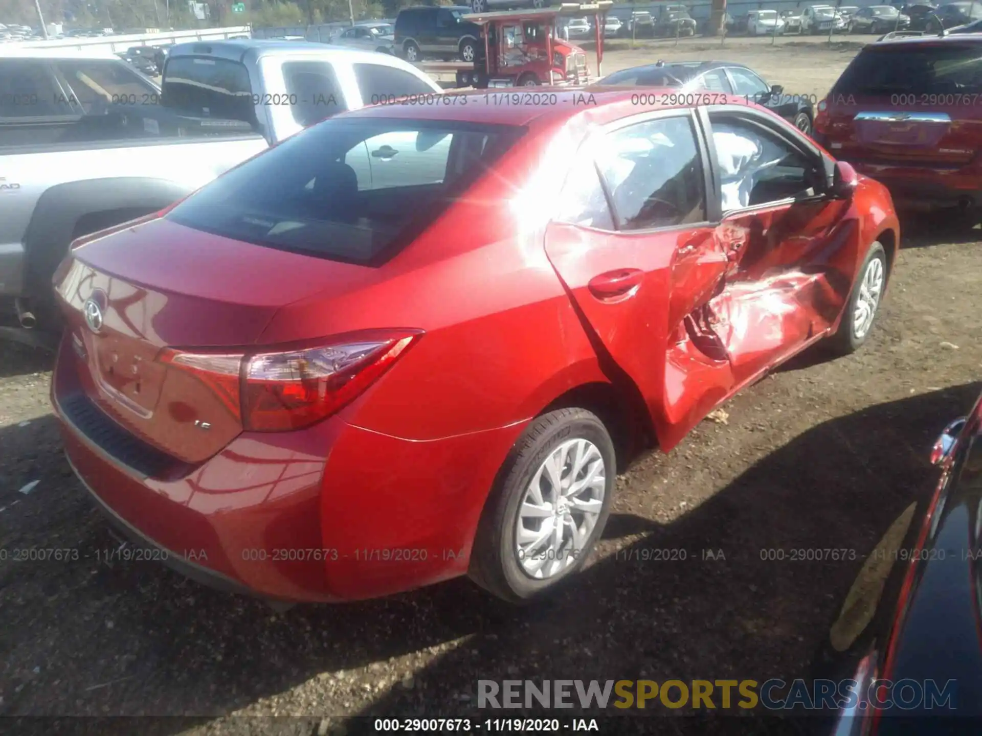 4 Photograph of a damaged car 5YFBURHE8KP876163 TOYOTA COROLLA 2019