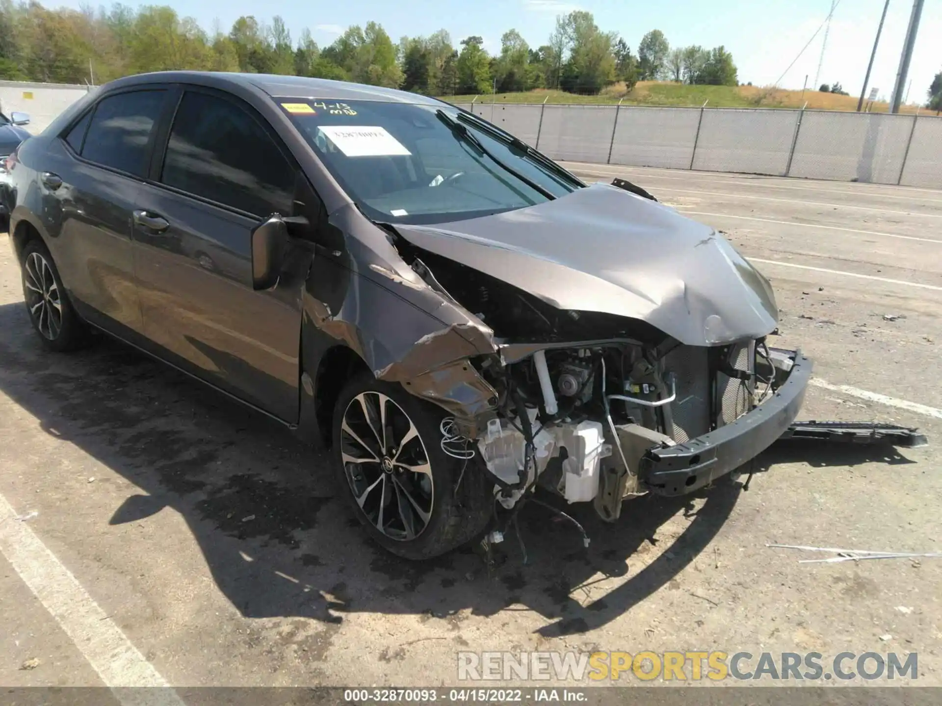 6 Photograph of a damaged car 5YFBURHE8KP876292 TOYOTA COROLLA 2019