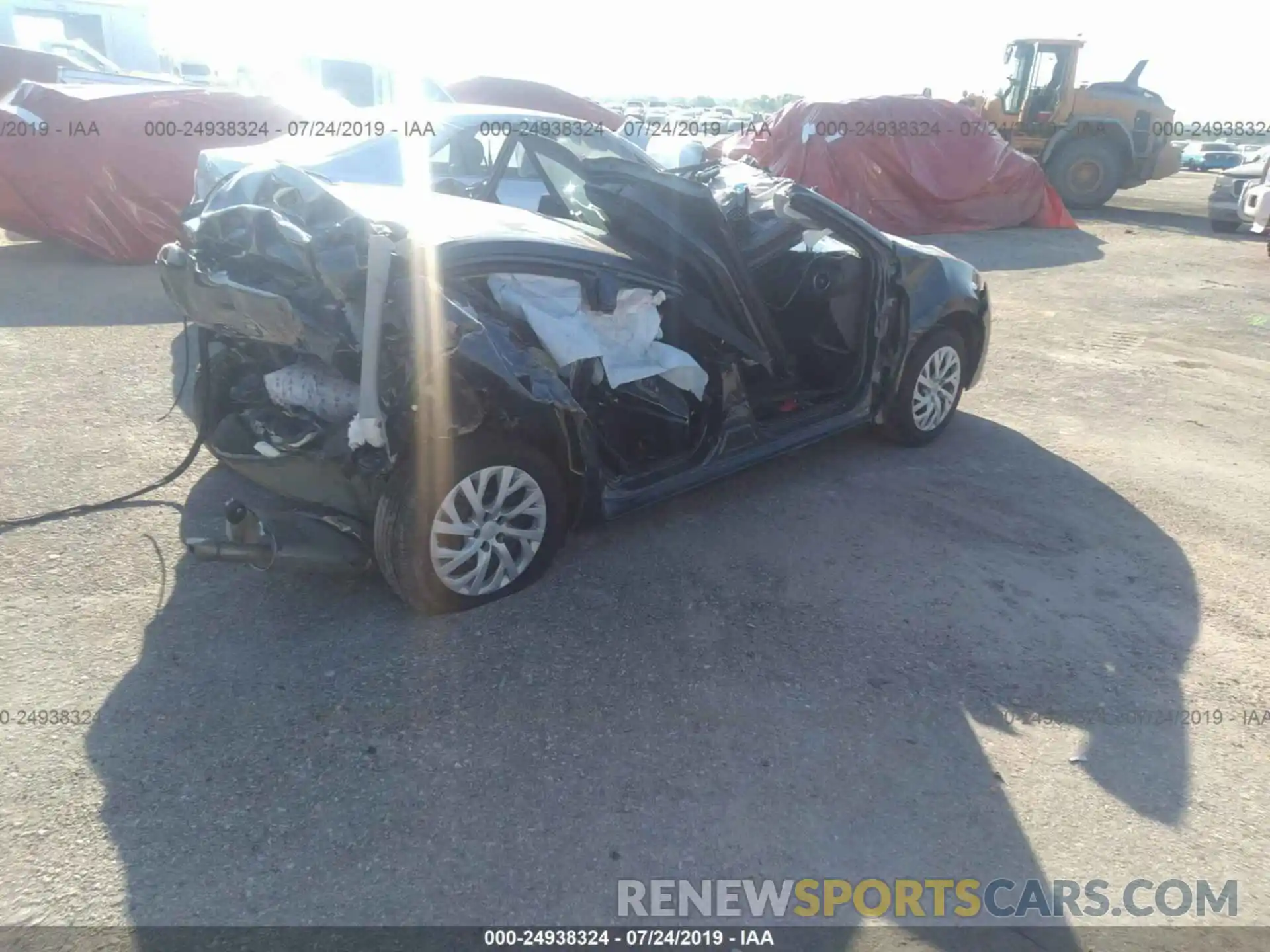 4 Photograph of a damaged car 5YFBURHE8KP876311 TOYOTA COROLLA 2019