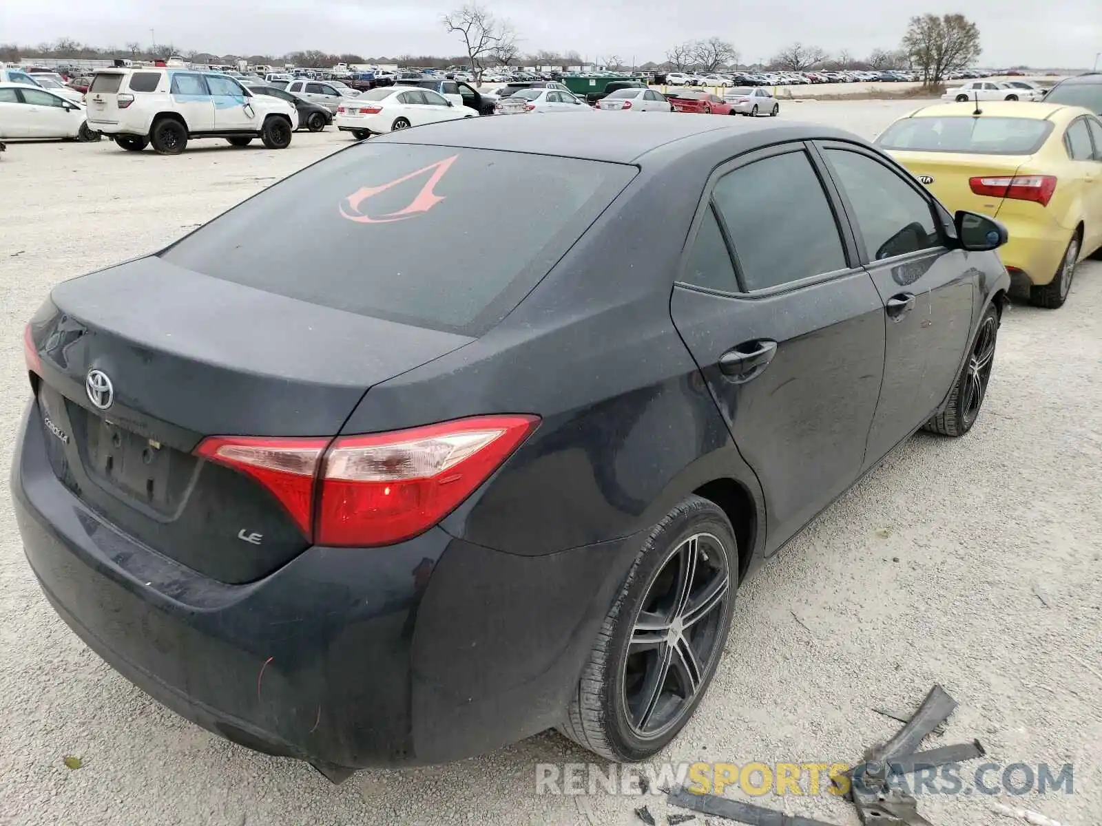 4 Photograph of a damaged car 5YFBURHE8KP876678 TOYOTA COROLLA 2019