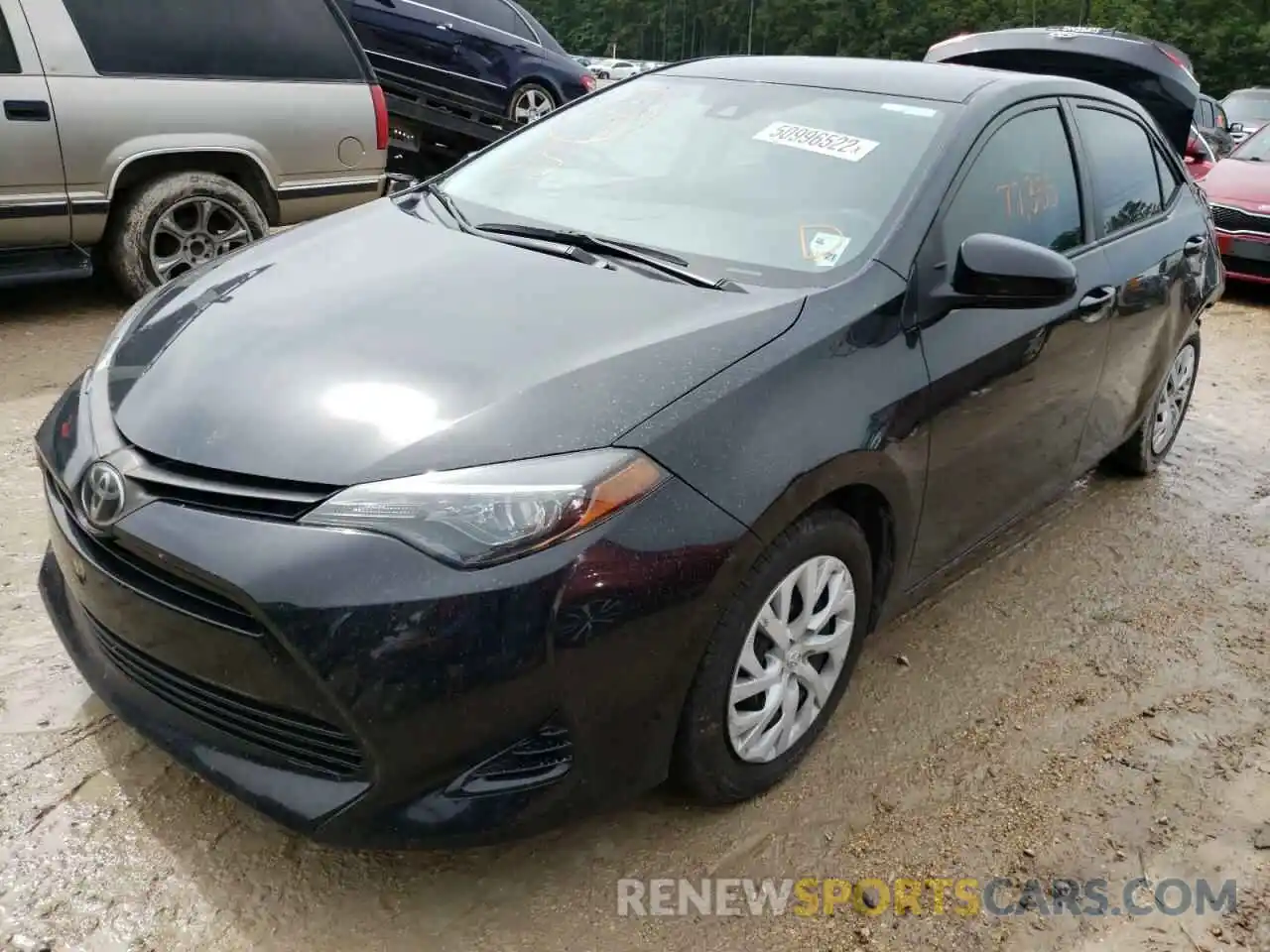 2 Photograph of a damaged car 5YFBURHE8KP877345 TOYOTA COROLLA 2019