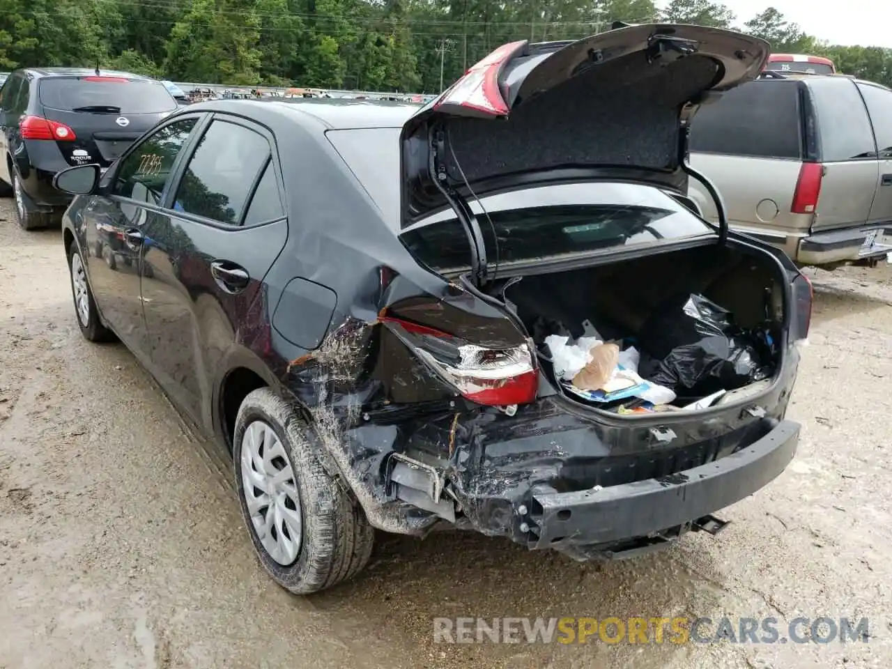 3 Photograph of a damaged car 5YFBURHE8KP877345 TOYOTA COROLLA 2019