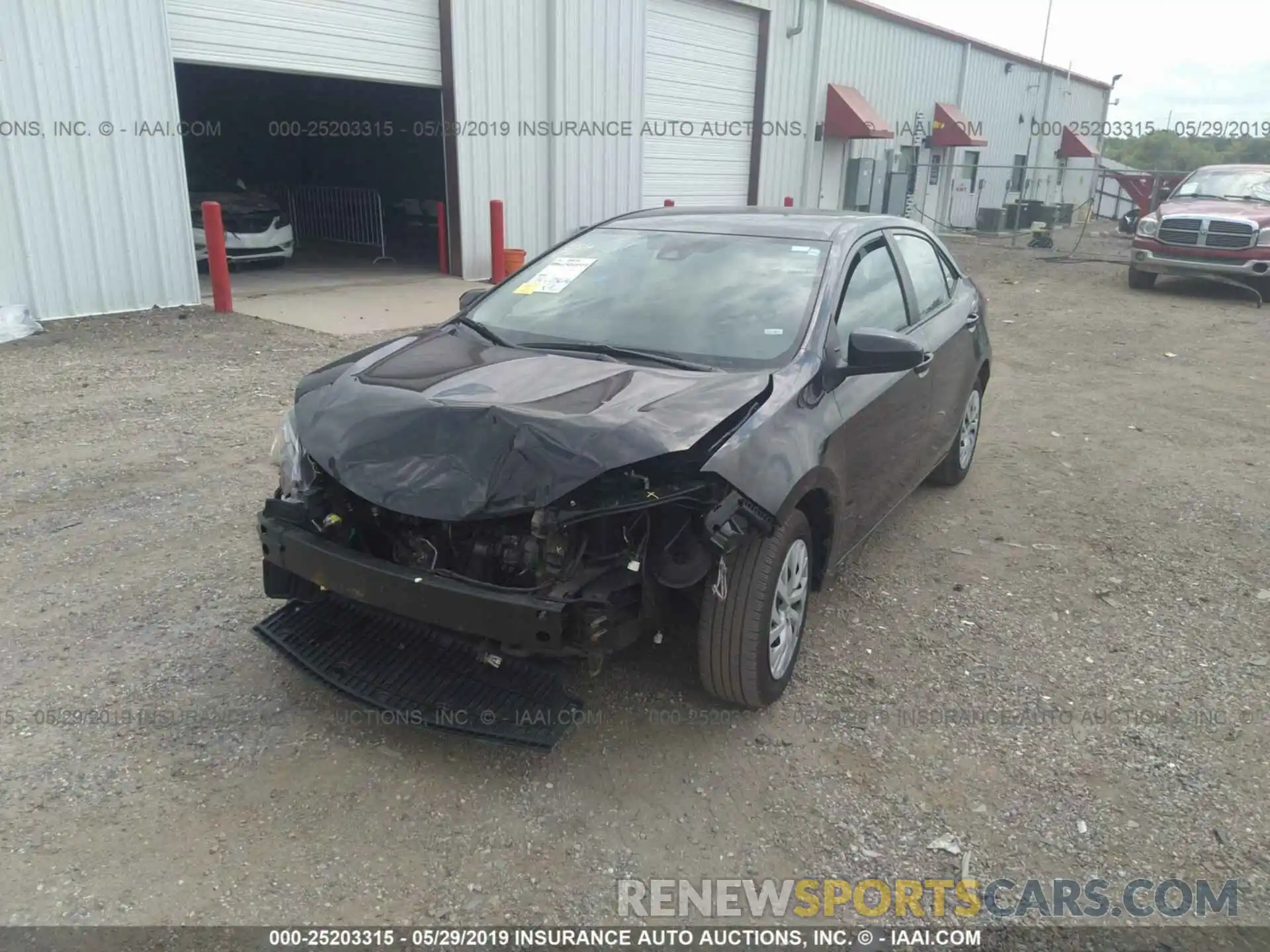 2 Photograph of a damaged car 5YFBURHE8KP877457 TOYOTA COROLLA 2019