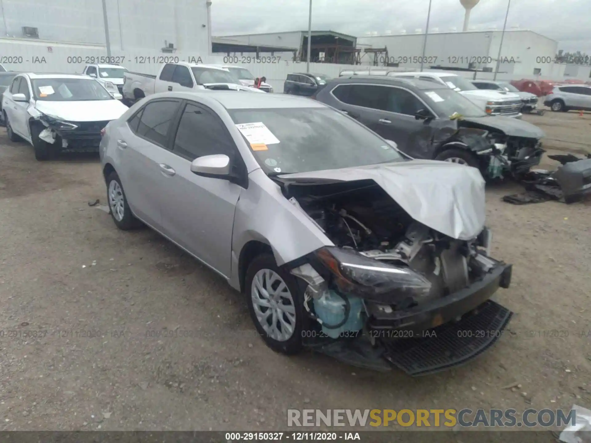 1 Photograph of a damaged car 5YFBURHE8KP877460 TOYOTA COROLLA 2019