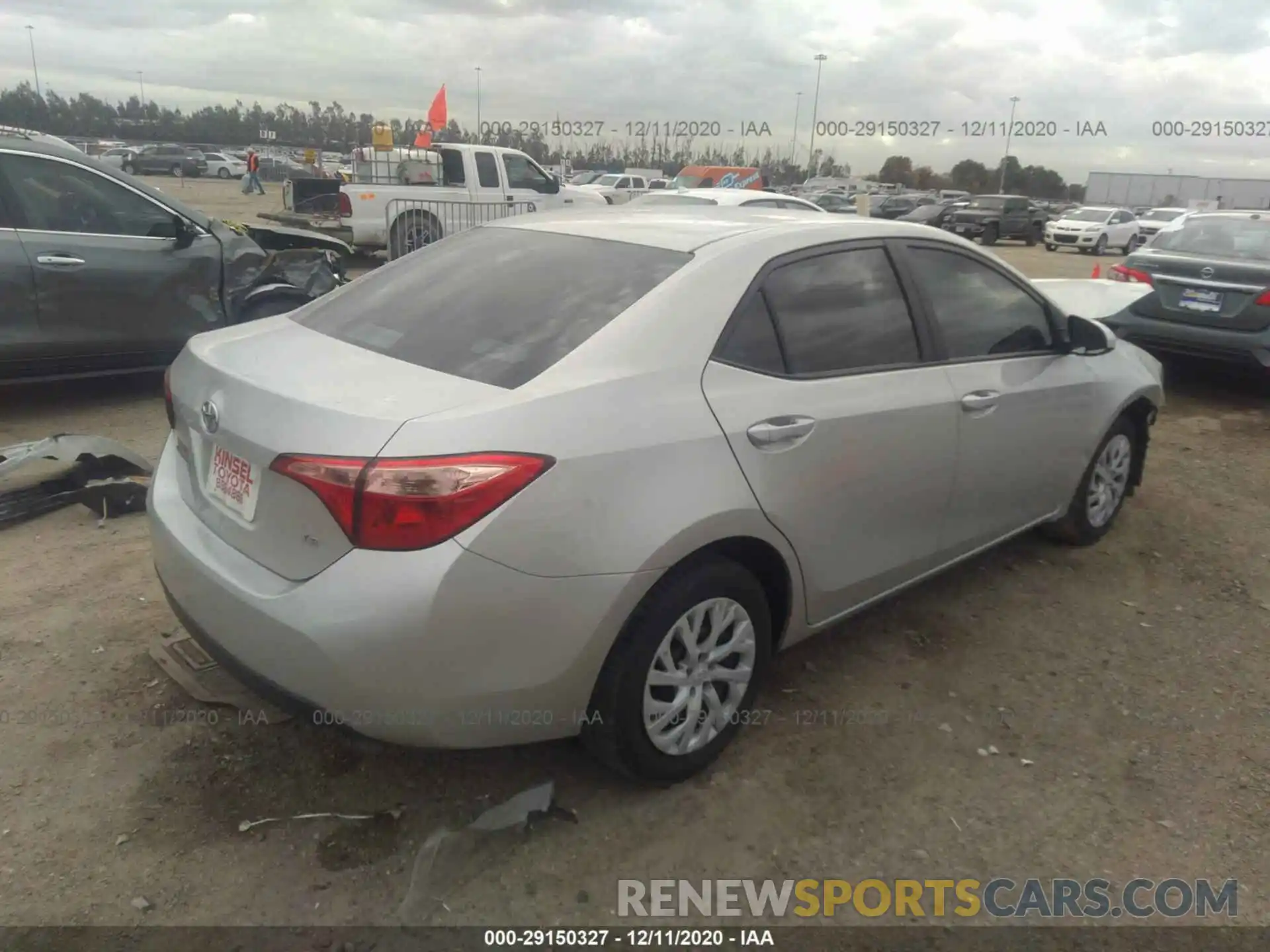 4 Photograph of a damaged car 5YFBURHE8KP877460 TOYOTA COROLLA 2019