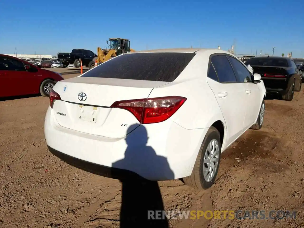 4 Photograph of a damaged car 5YFBURHE8KP877586 TOYOTA COROLLA 2019