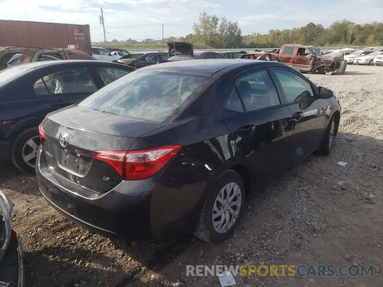 4 Photograph of a damaged car 5YFBURHE8KP877782 TOYOTA COROLLA 2019