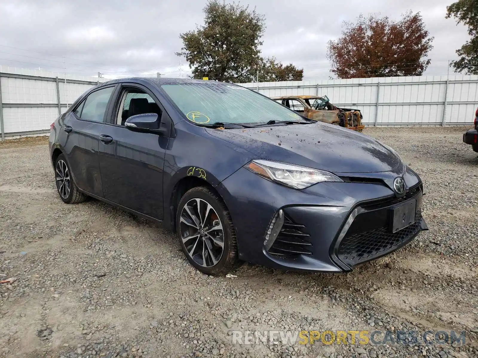 1 Photograph of a damaged car 5YFBURHE8KP877930 TOYOTA COROLLA 2019