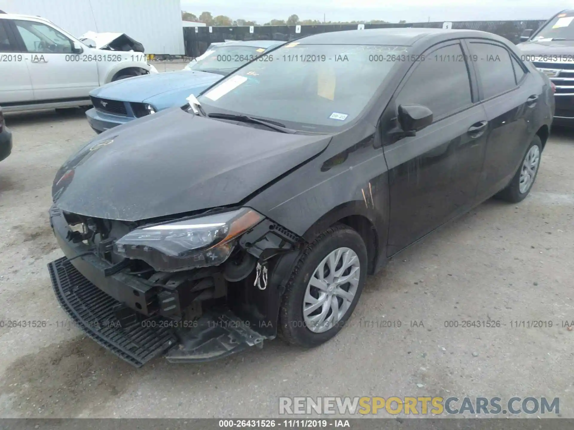 2 Photograph of a damaged car 5YFBURHE8KP878012 TOYOTA COROLLA 2019