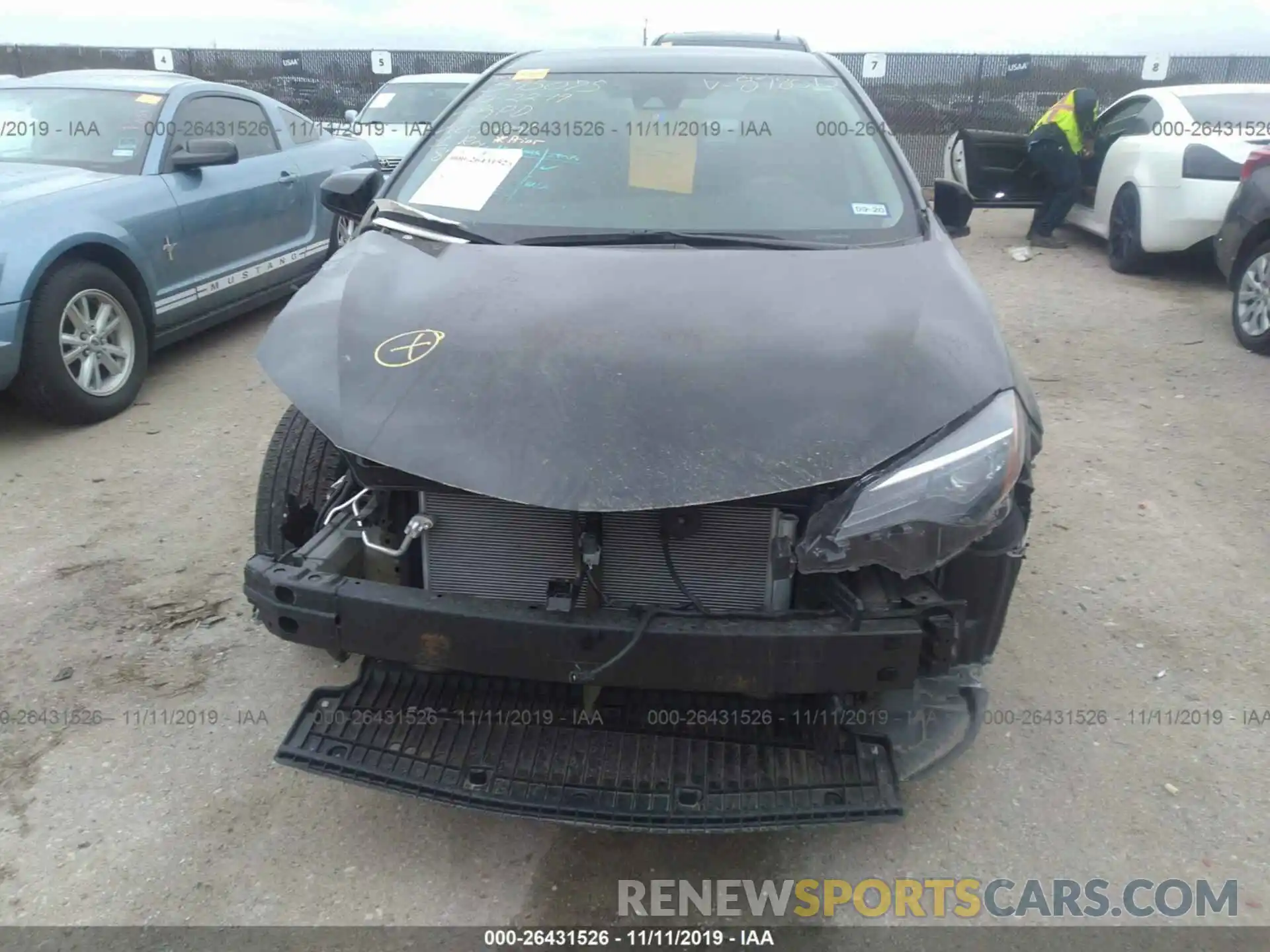 6 Photograph of a damaged car 5YFBURHE8KP878012 TOYOTA COROLLA 2019