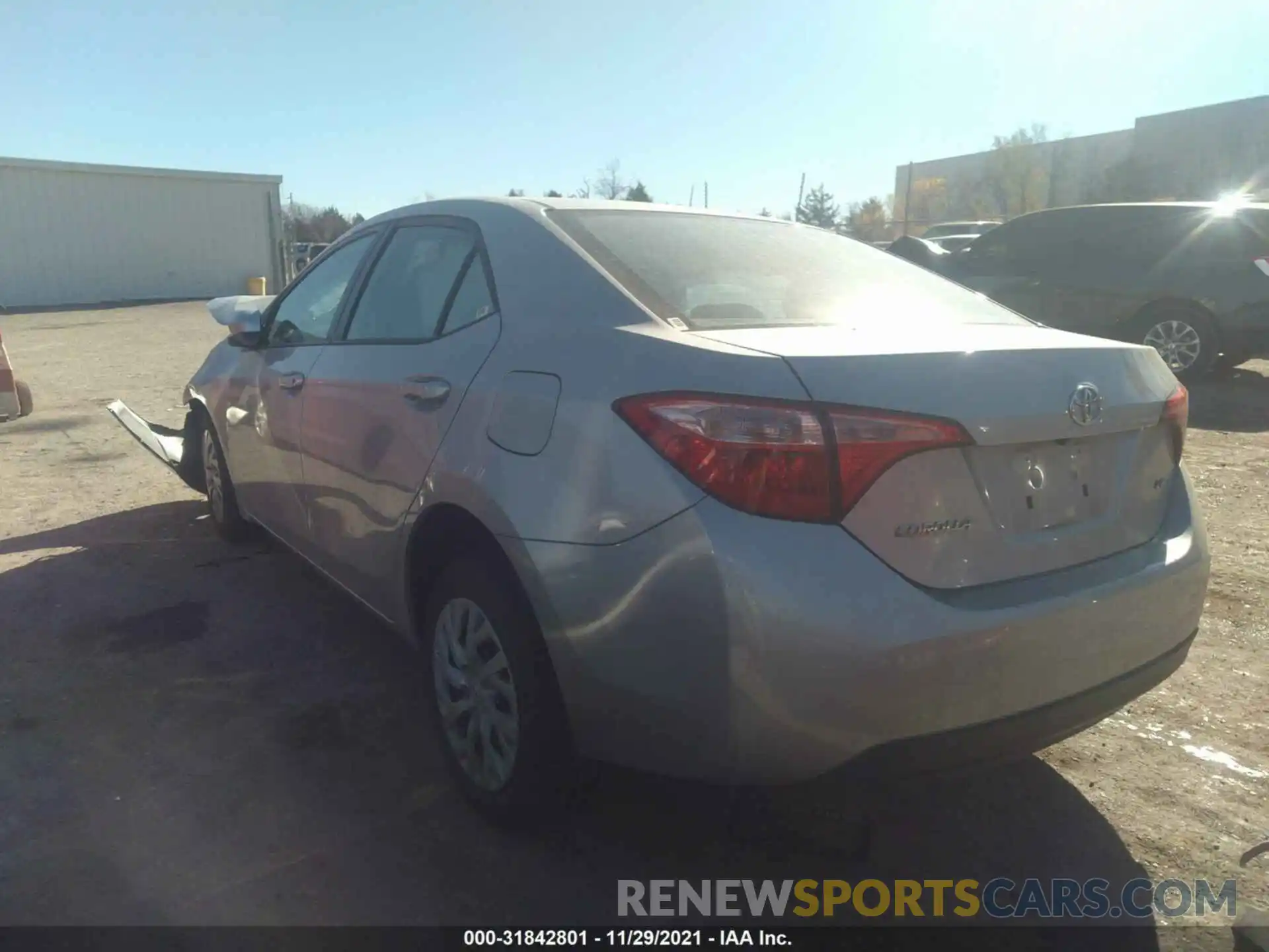 3 Photograph of a damaged car 5YFBURHE8KP878043 TOYOTA COROLLA 2019