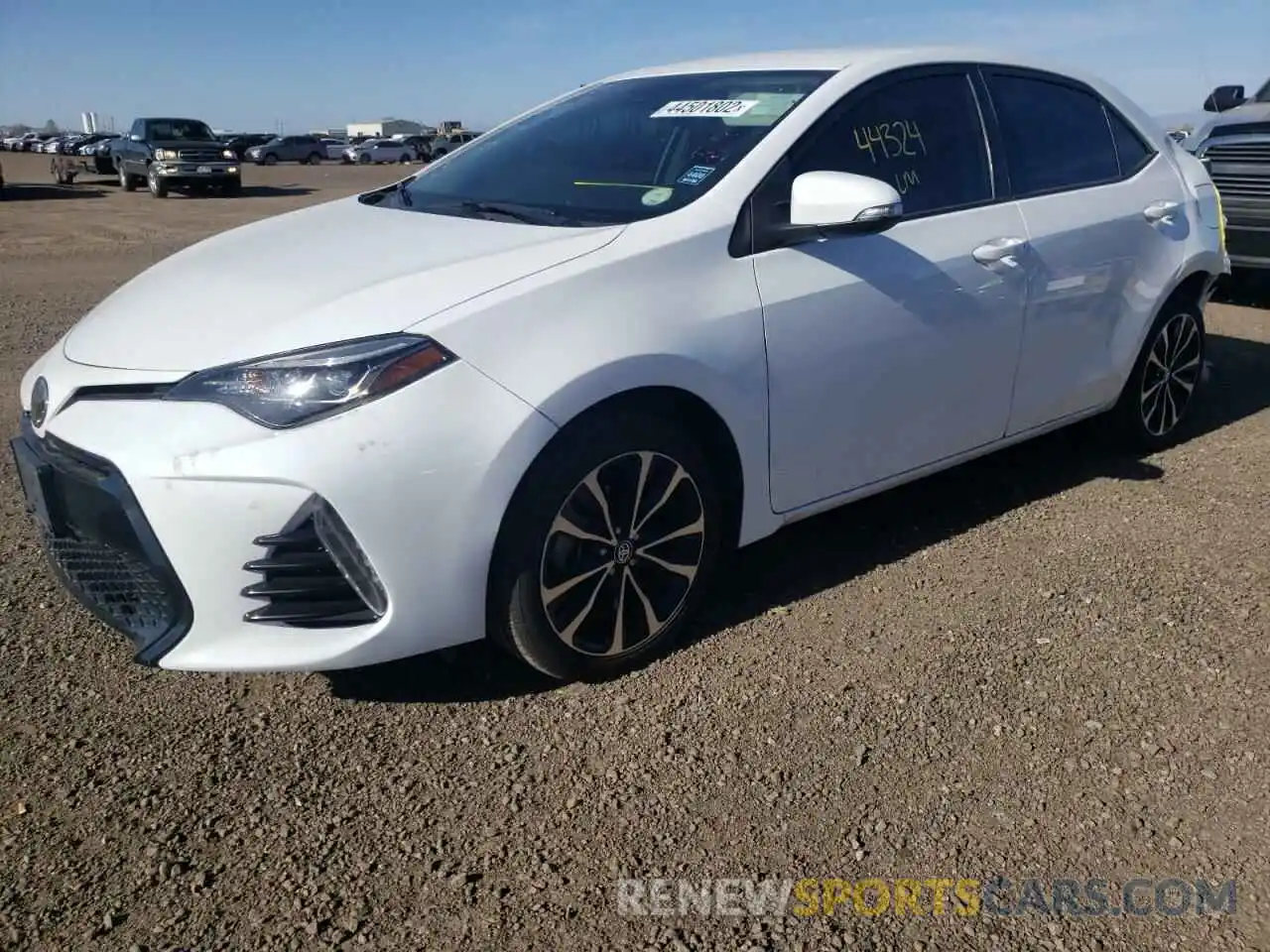 2 Photograph of a damaged car 5YFBURHE8KP878088 TOYOTA COROLLA 2019