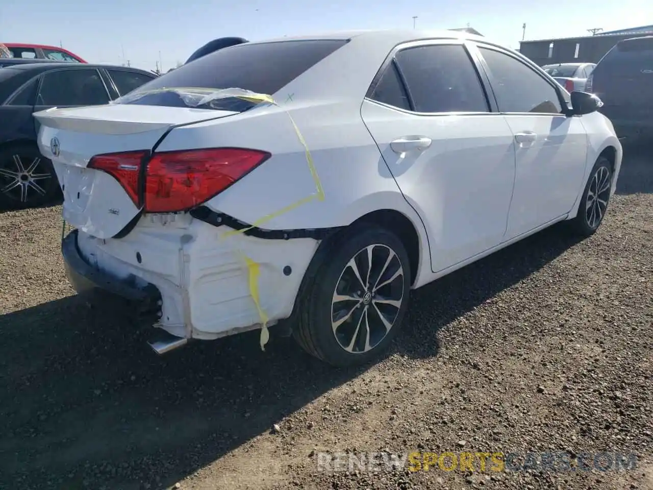 4 Photograph of a damaged car 5YFBURHE8KP878088 TOYOTA COROLLA 2019