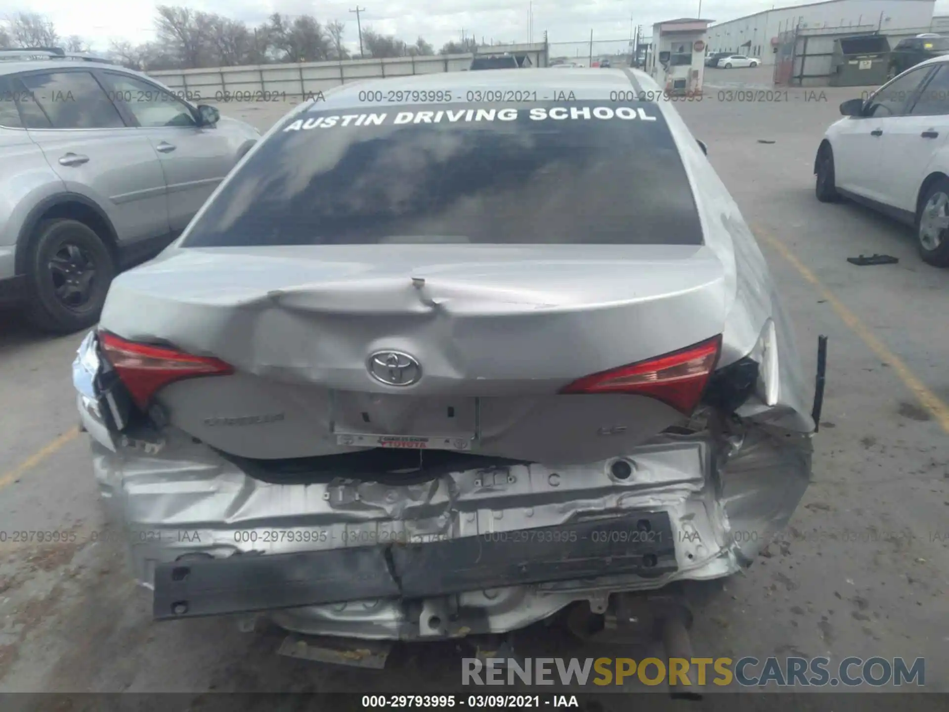 6 Photograph of a damaged car 5YFBURHE8KP878320 TOYOTA COROLLA 2019