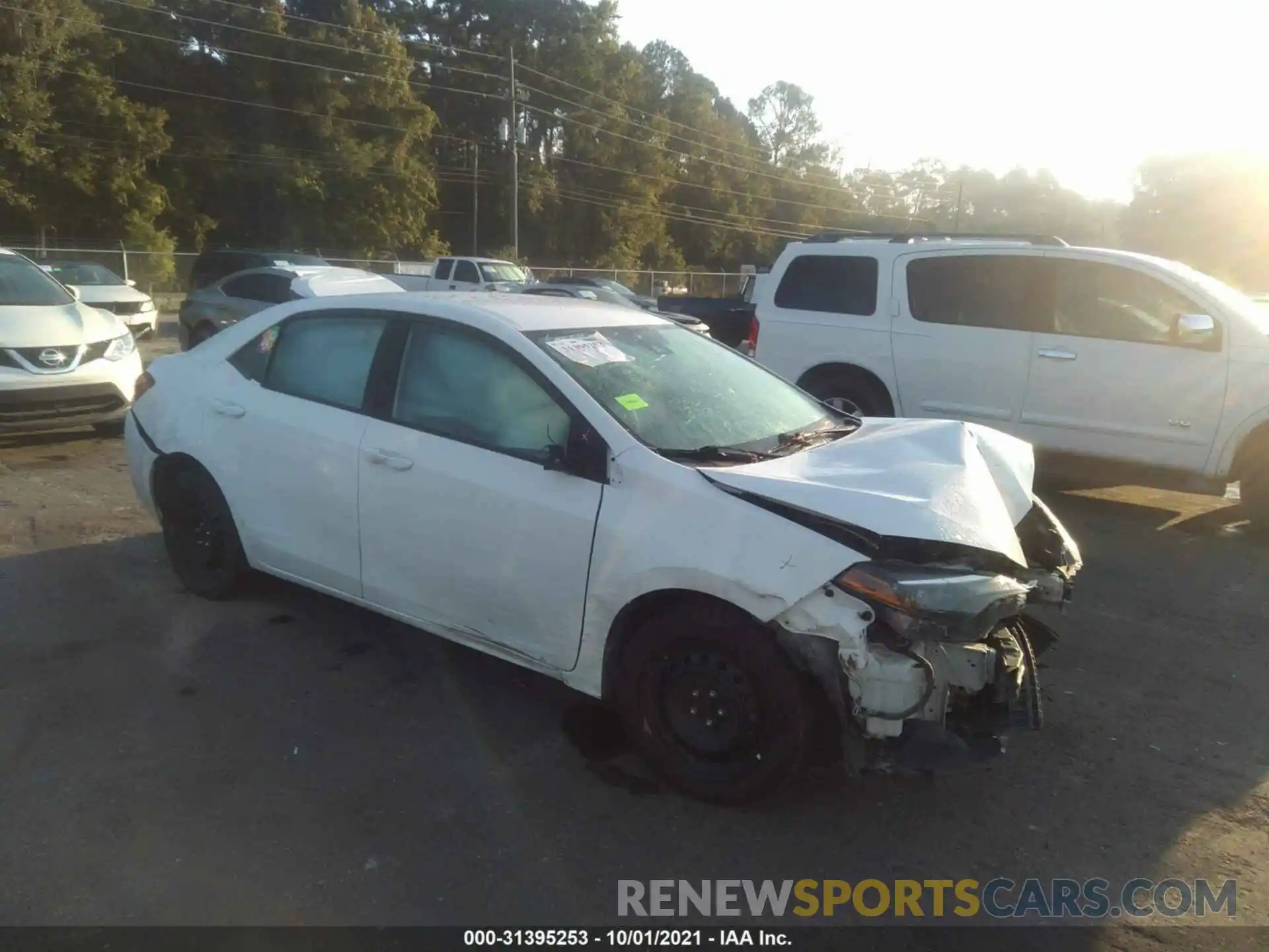 1 Photograph of a damaged car 5YFBURHE8KP878379 TOYOTA COROLLA 2019