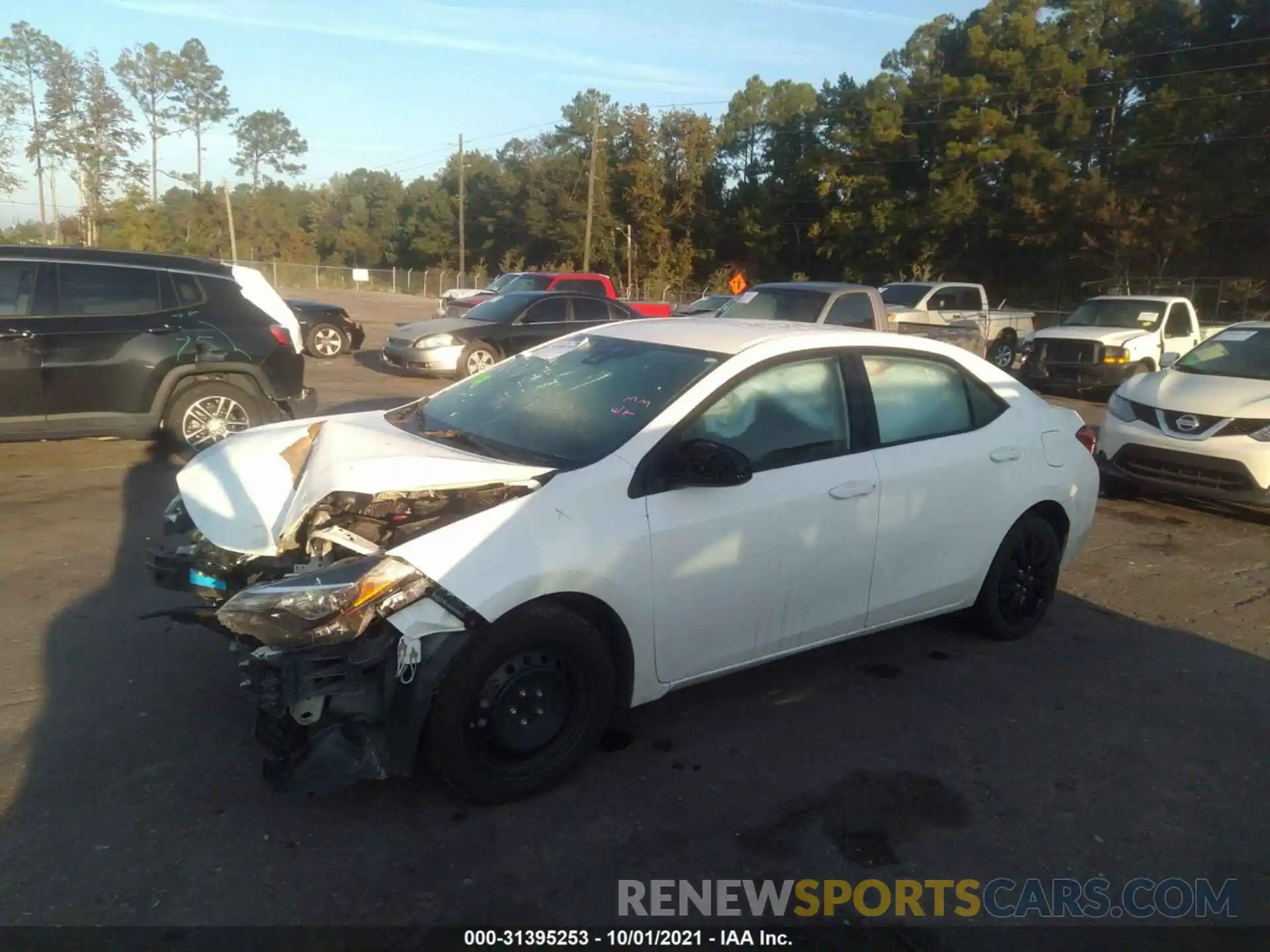 2 Photograph of a damaged car 5YFBURHE8KP878379 TOYOTA COROLLA 2019