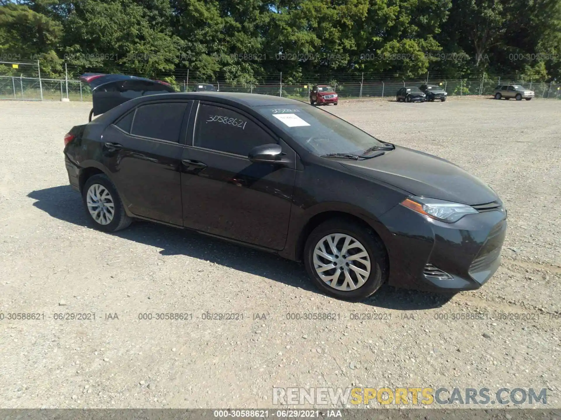 1 Photograph of a damaged car 5YFBURHE8KP878446 TOYOTA COROLLA 2019