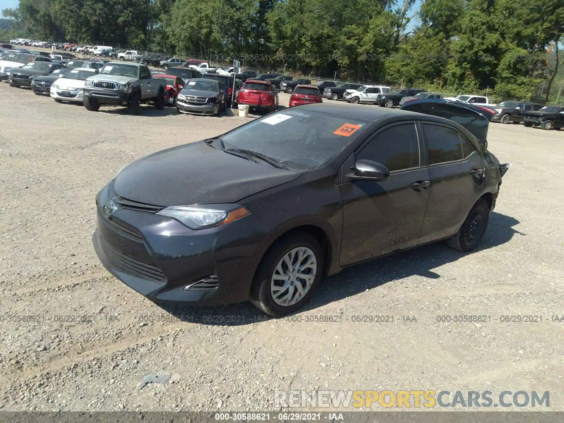 2 Photograph of a damaged car 5YFBURHE8KP878446 TOYOTA COROLLA 2019