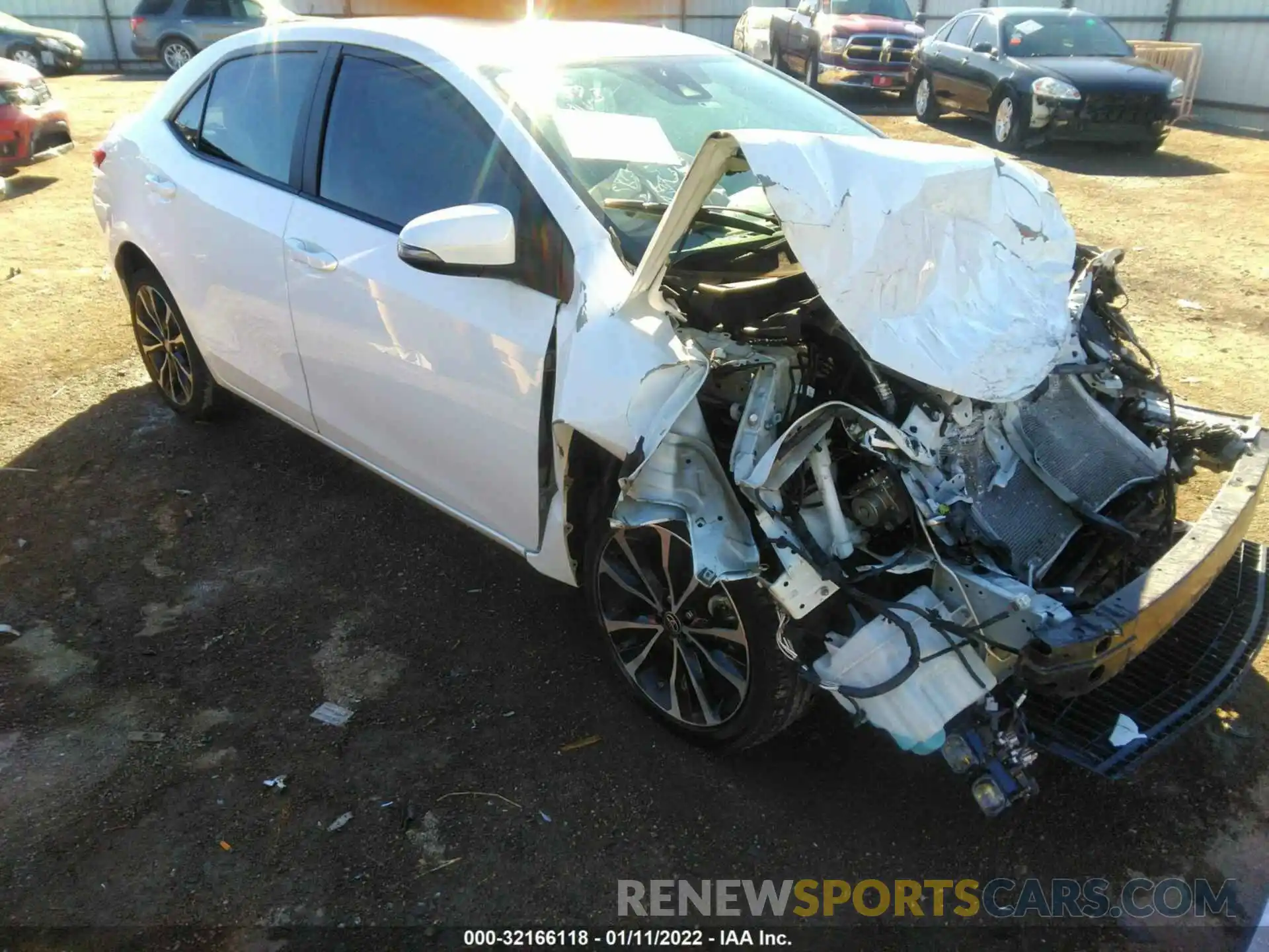 1 Photograph of a damaged car 5YFBURHE8KP878740 TOYOTA COROLLA 2019