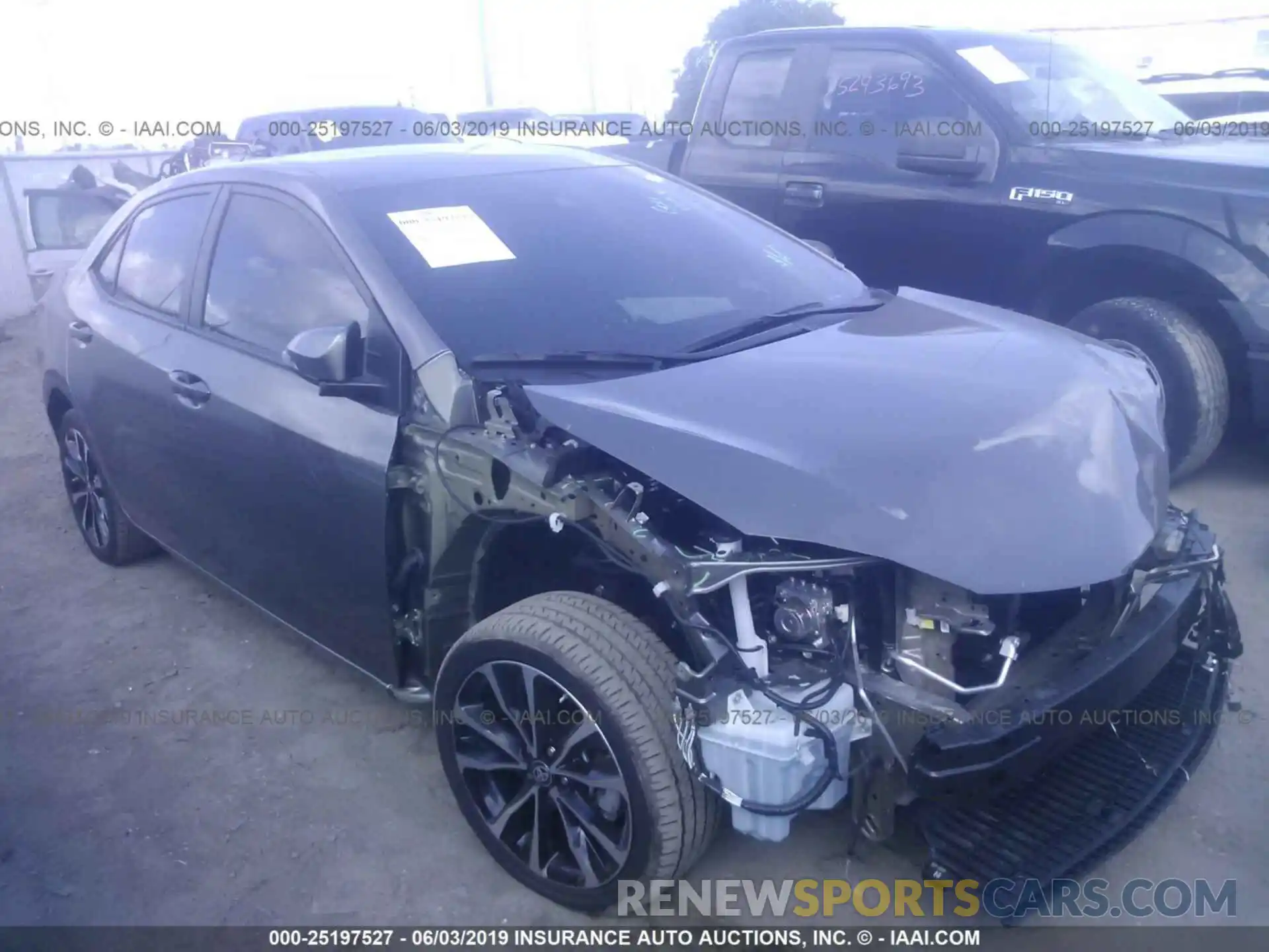 1 Photograph of a damaged car 5YFBURHE8KP878897 TOYOTA COROLLA 2019